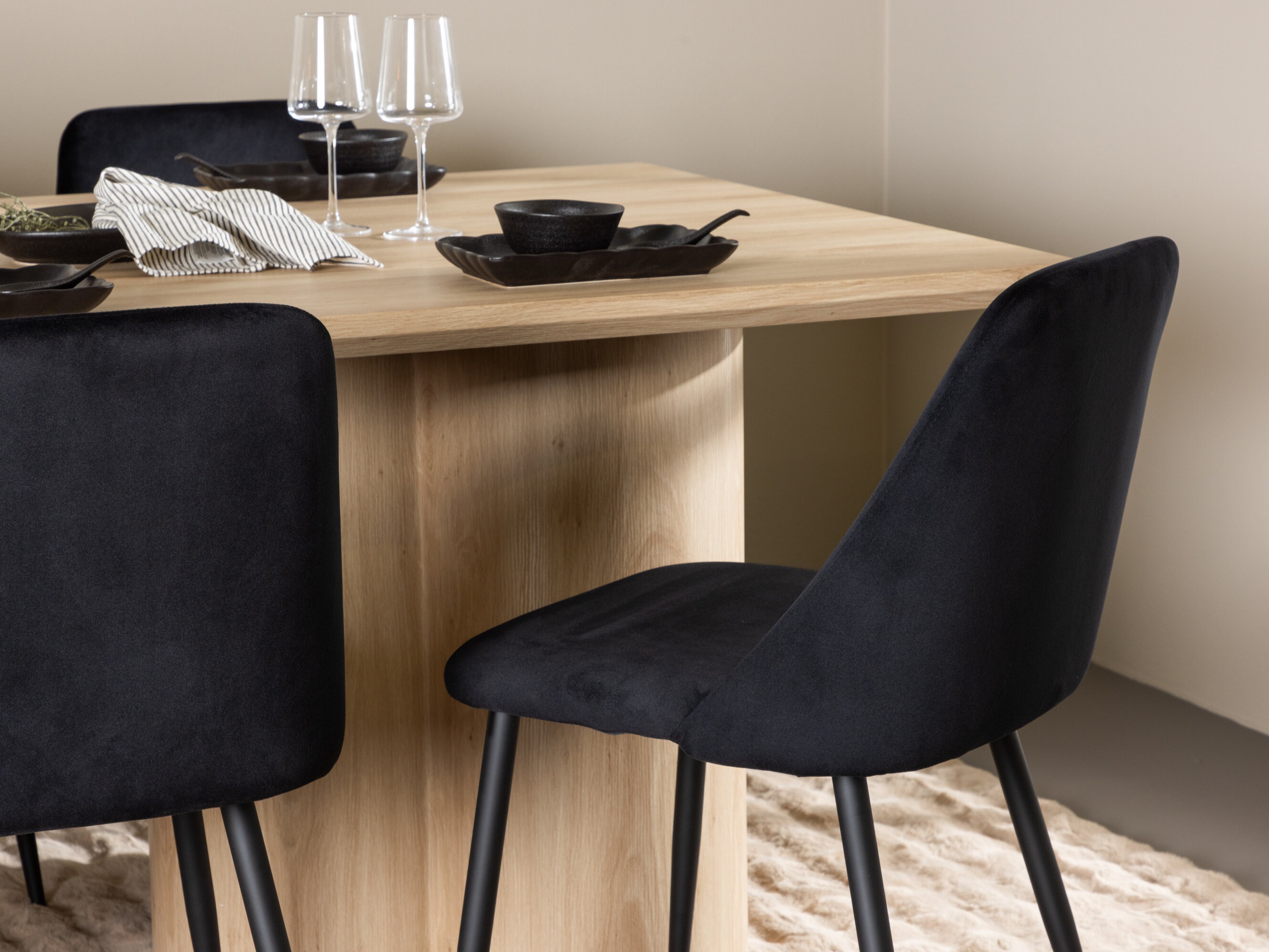 Blagovaonski set Dallas 5182 (Svijetlo drvo)