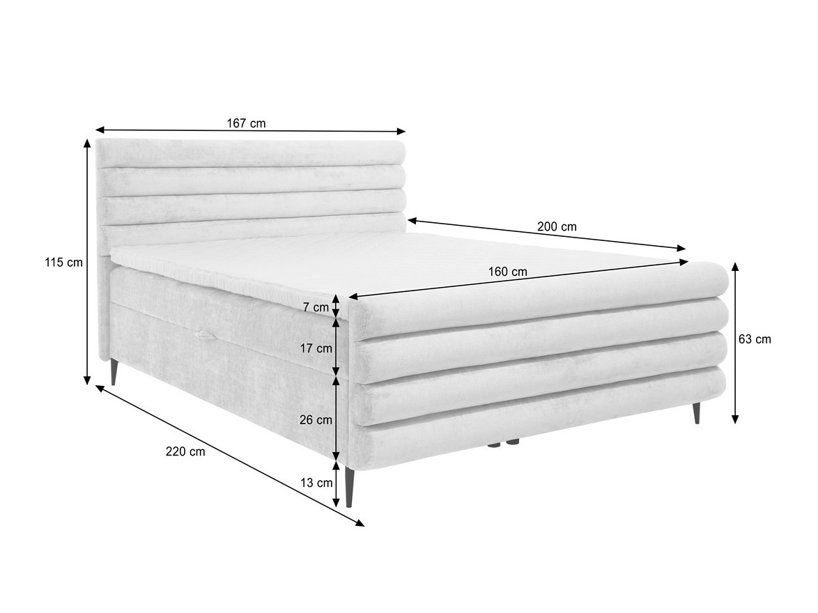 Boxspring krevet Margate 134 (Clara 215.15)