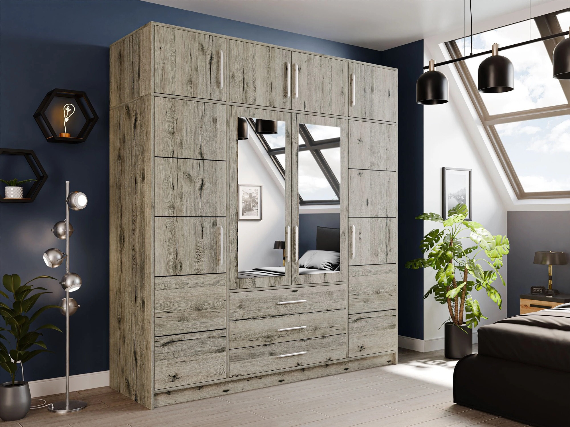 Ormar Dortivu 147 (Hrast Wellington)