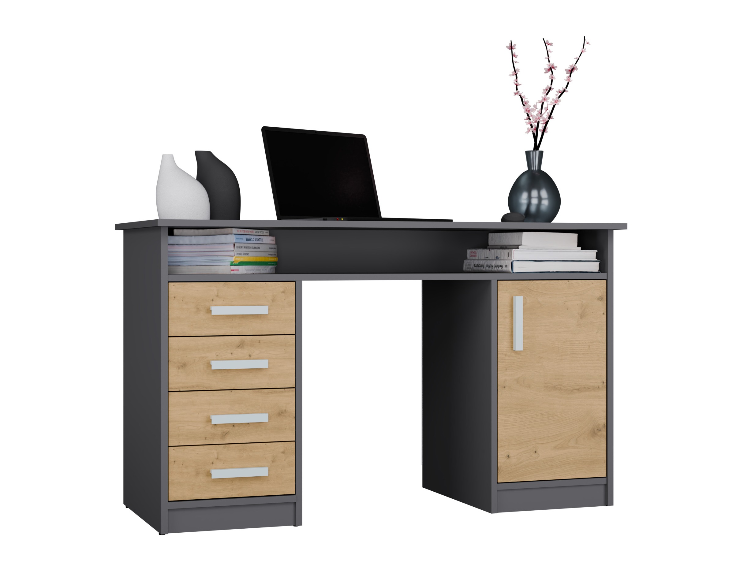Uredski stol Mandeville 329 (Hrast Artisan + Antracit)