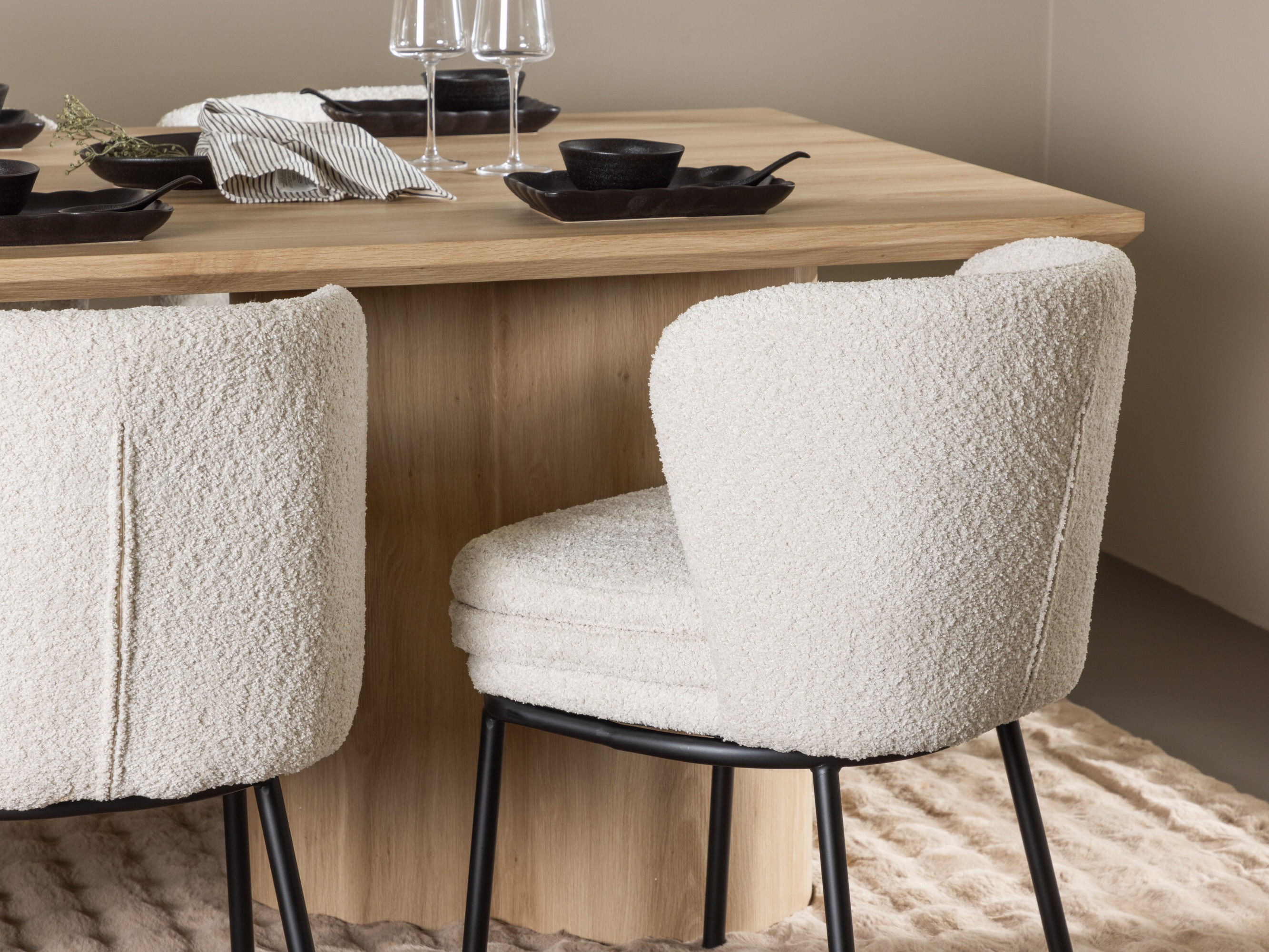 Blagovaonski set Dallas 5176 (Svijetlo drvo)