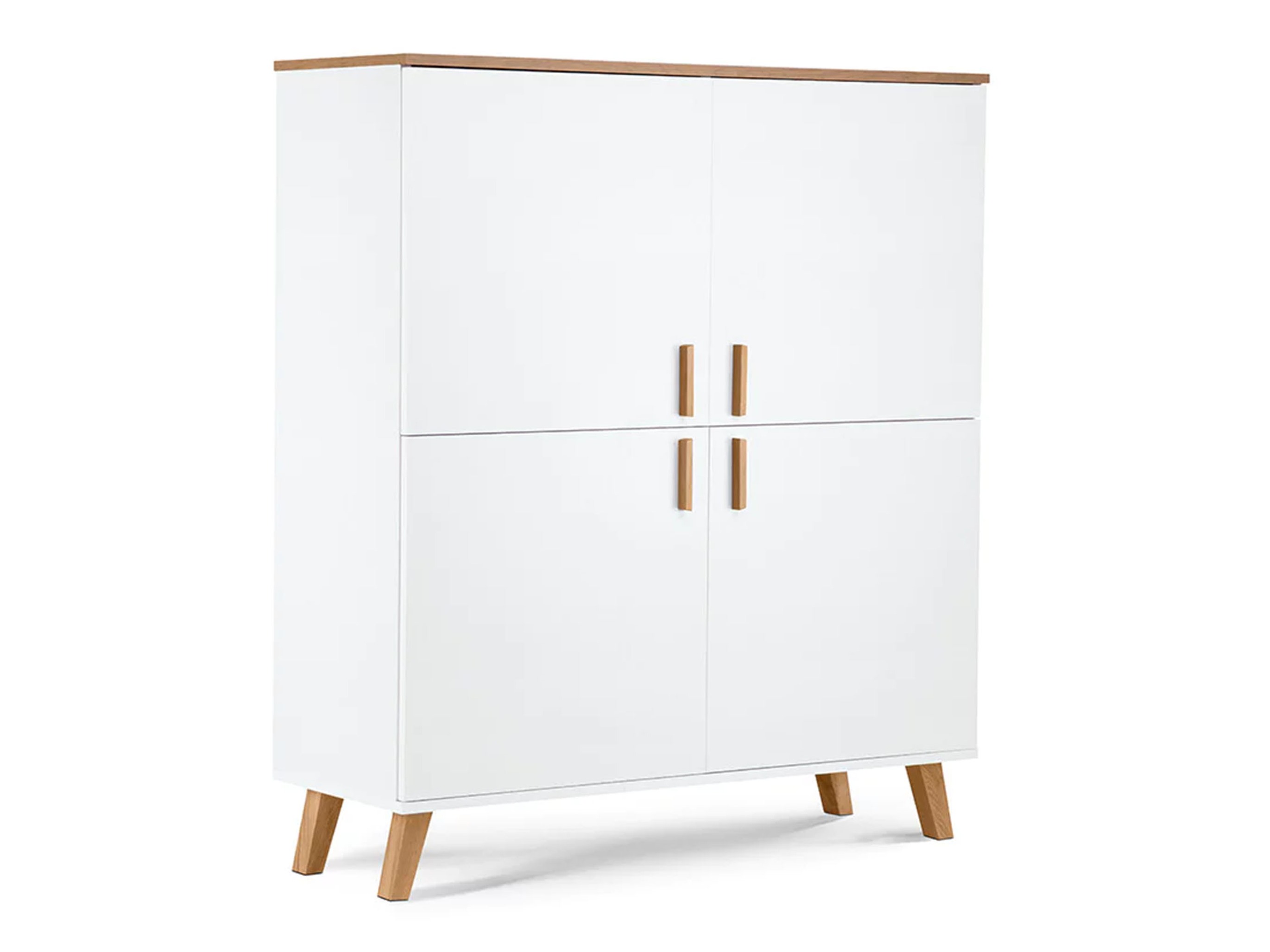 Ormarić Fivbeli 107 (Bijela + Hrast)