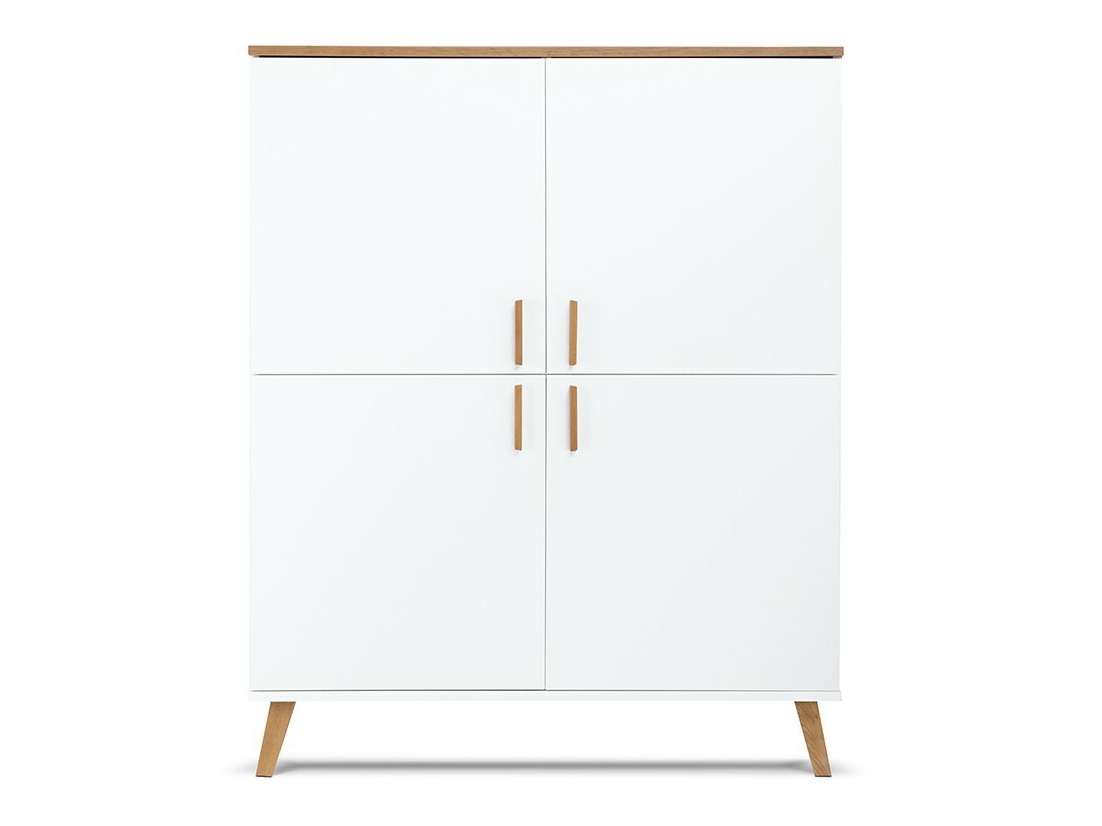 Ormarić Fivbeli 107 (Bijela + Hrast)