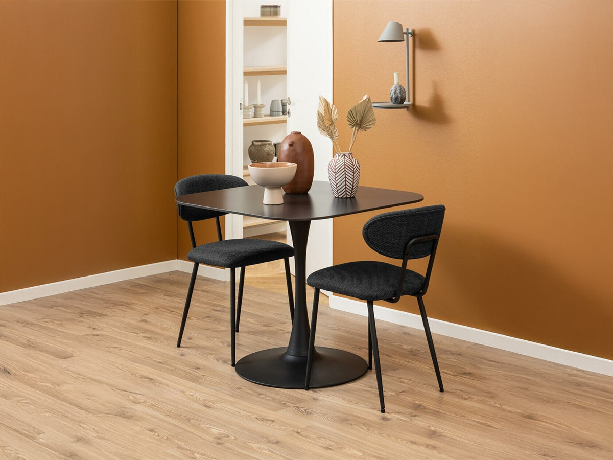 Stol Norsica 690 (Crna + Crni mramor)