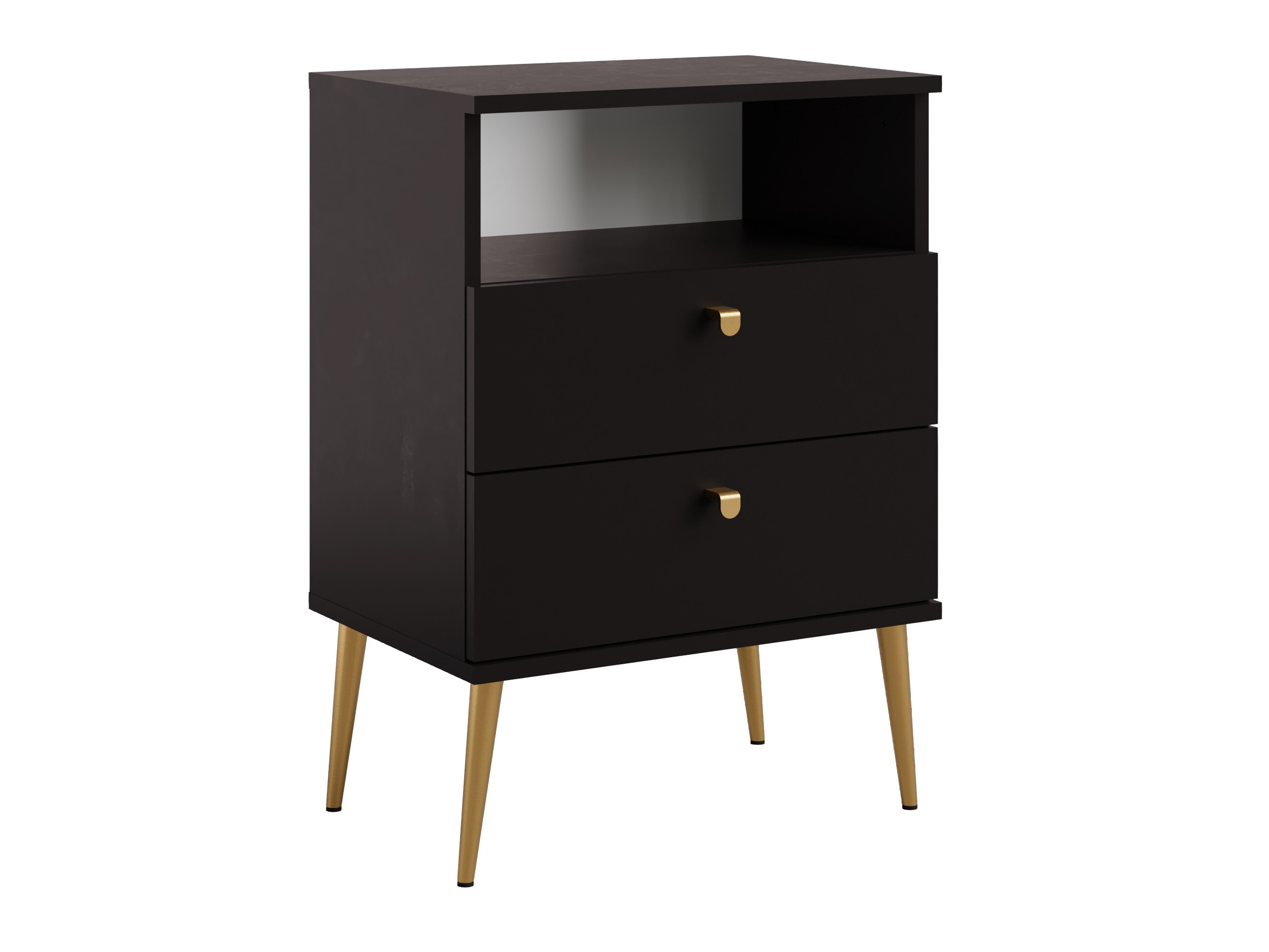 Noćni ormarić Baytown 184 (Crna)