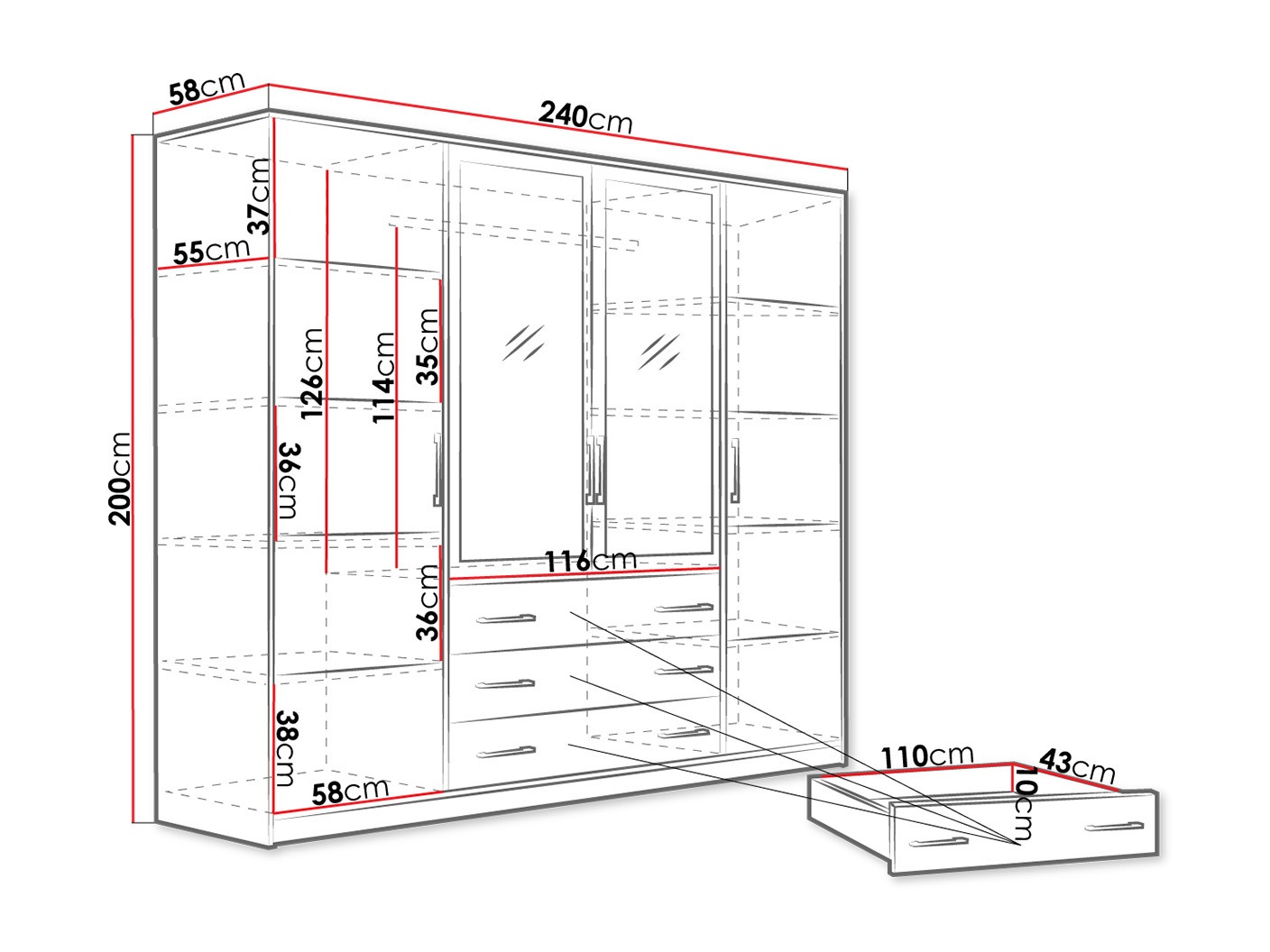 Ormar Dortivu 151 (Nije dostupno)