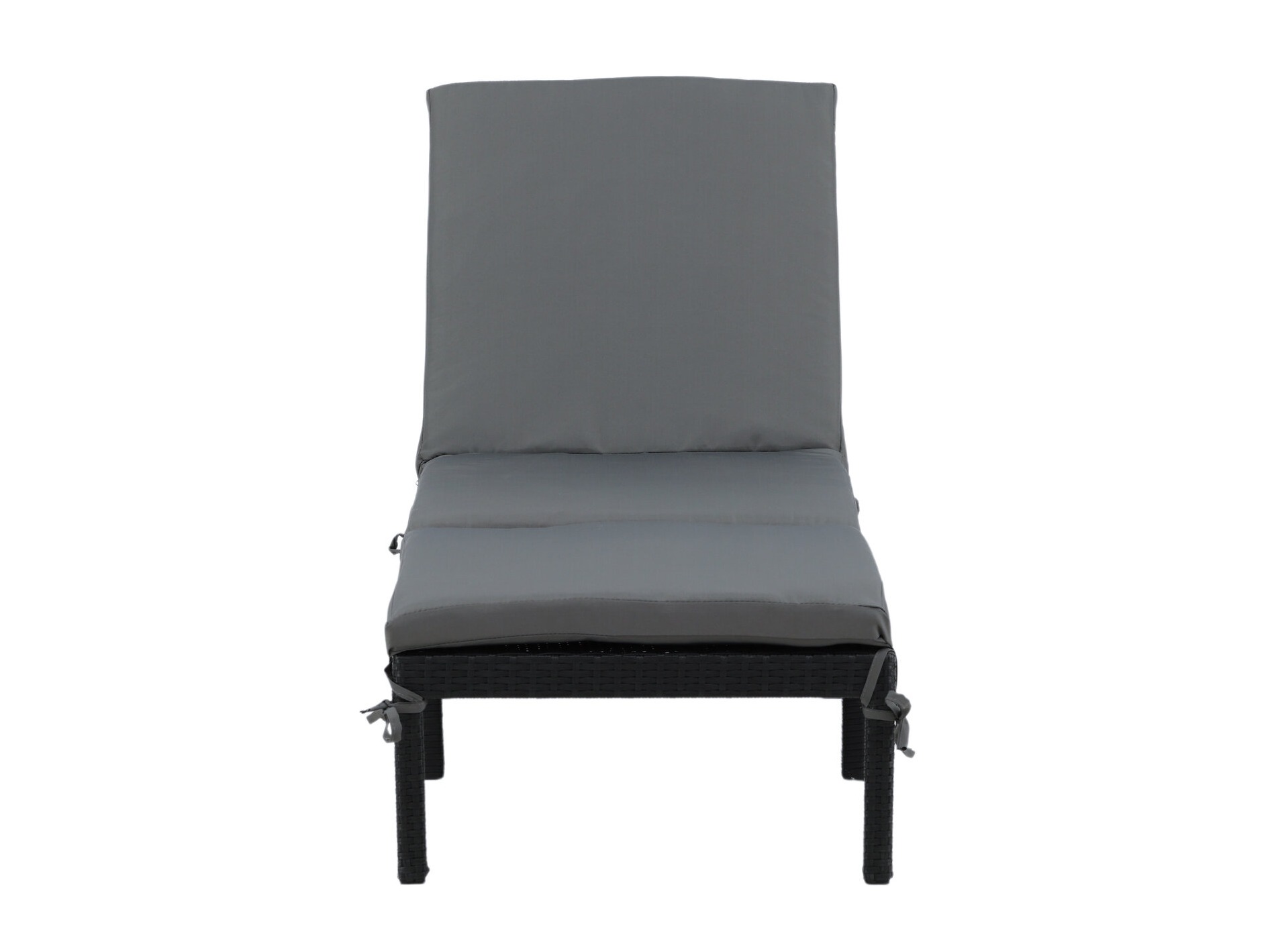 Vrtna ležaljka Dallas 904 (Crna + Siva)