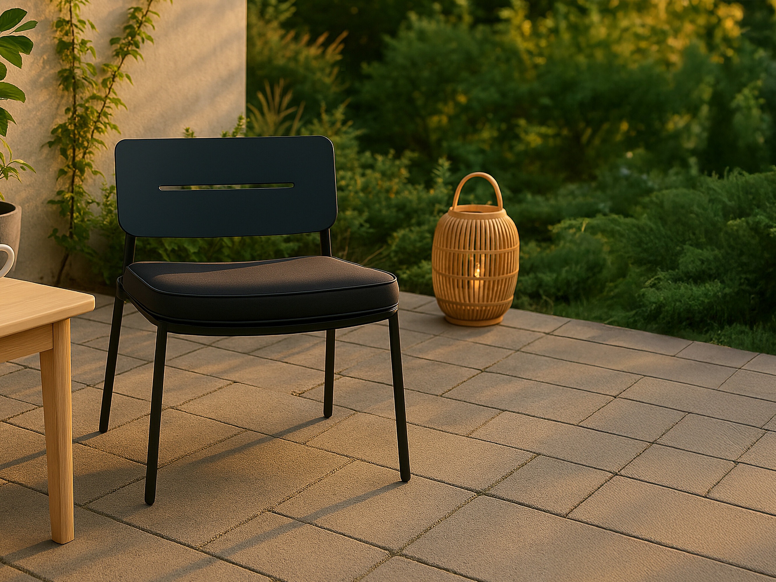 Vrtna stolica Dallas 825 (Crna)