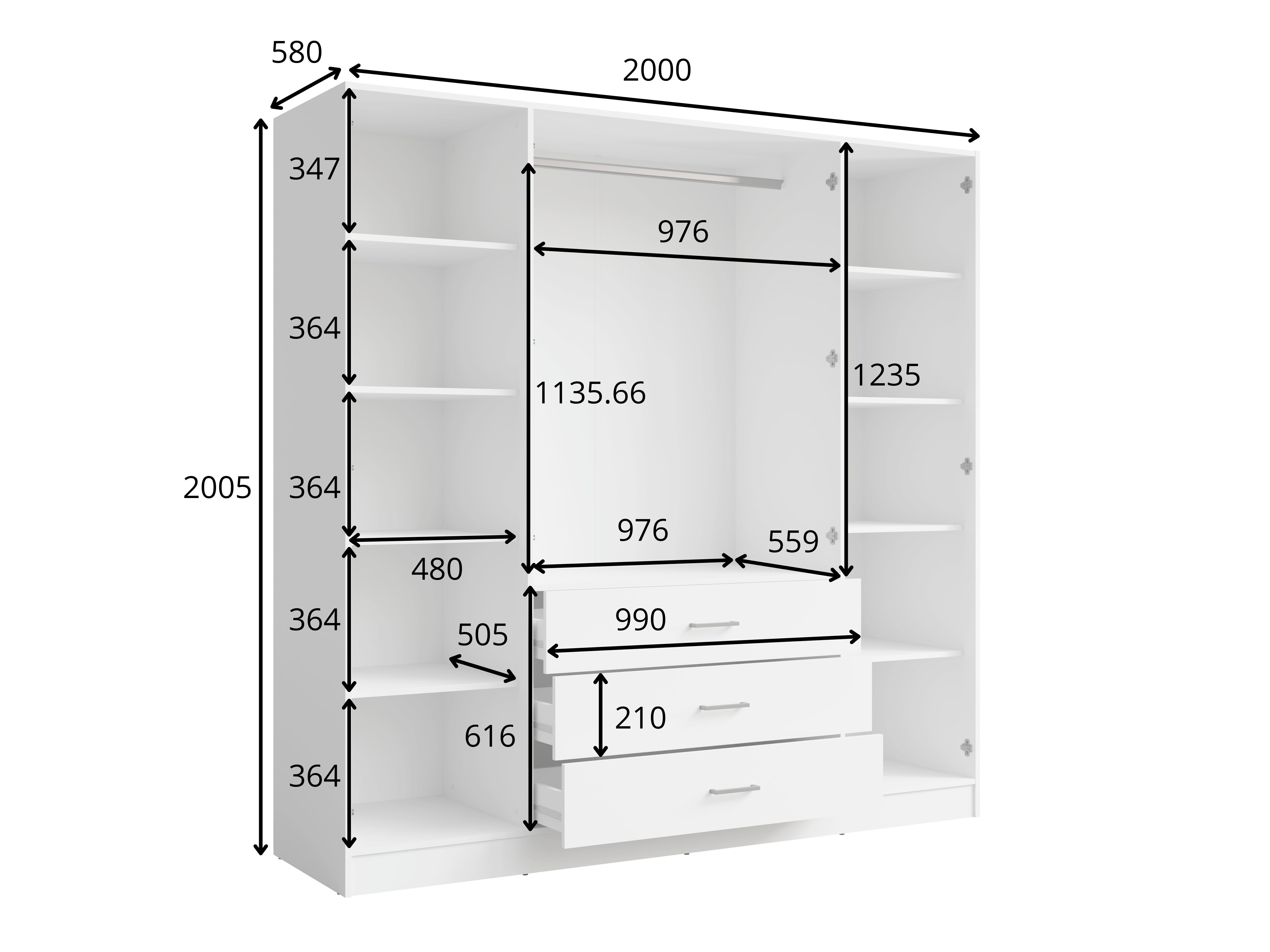 Ormar Baytown 188 (Bijela)