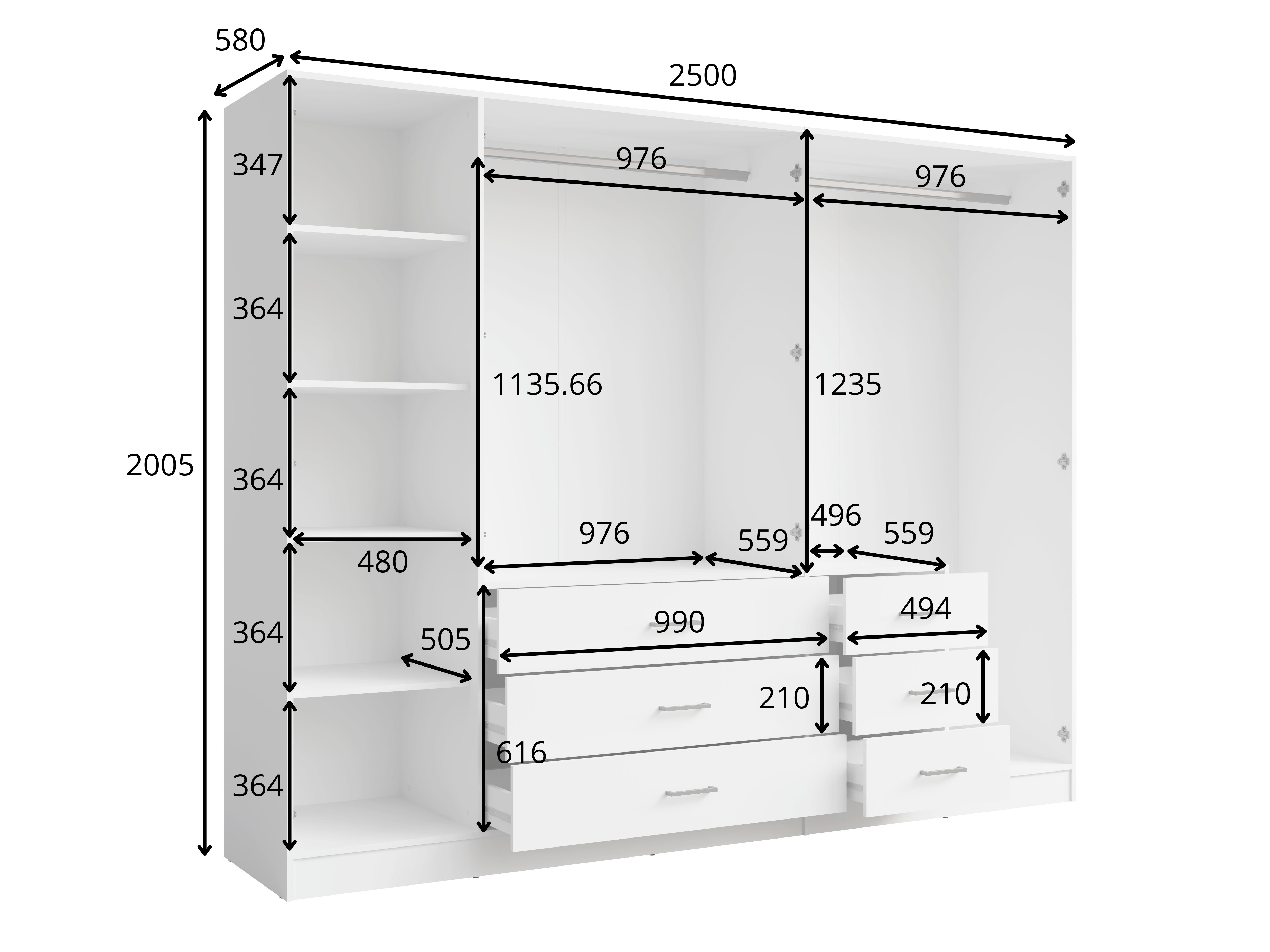 Ormar Baytown 189 (Bijela)
