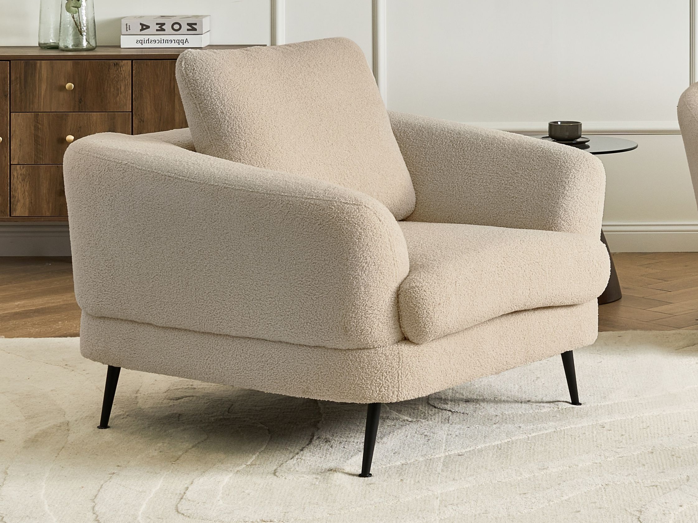 Fotelja Berwyn 2901 (Svijetlo bež)