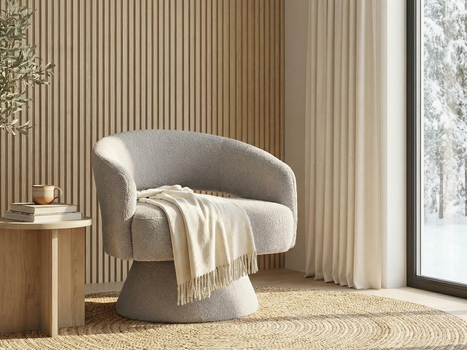 Fotelja Comfivo Messis (Siva)