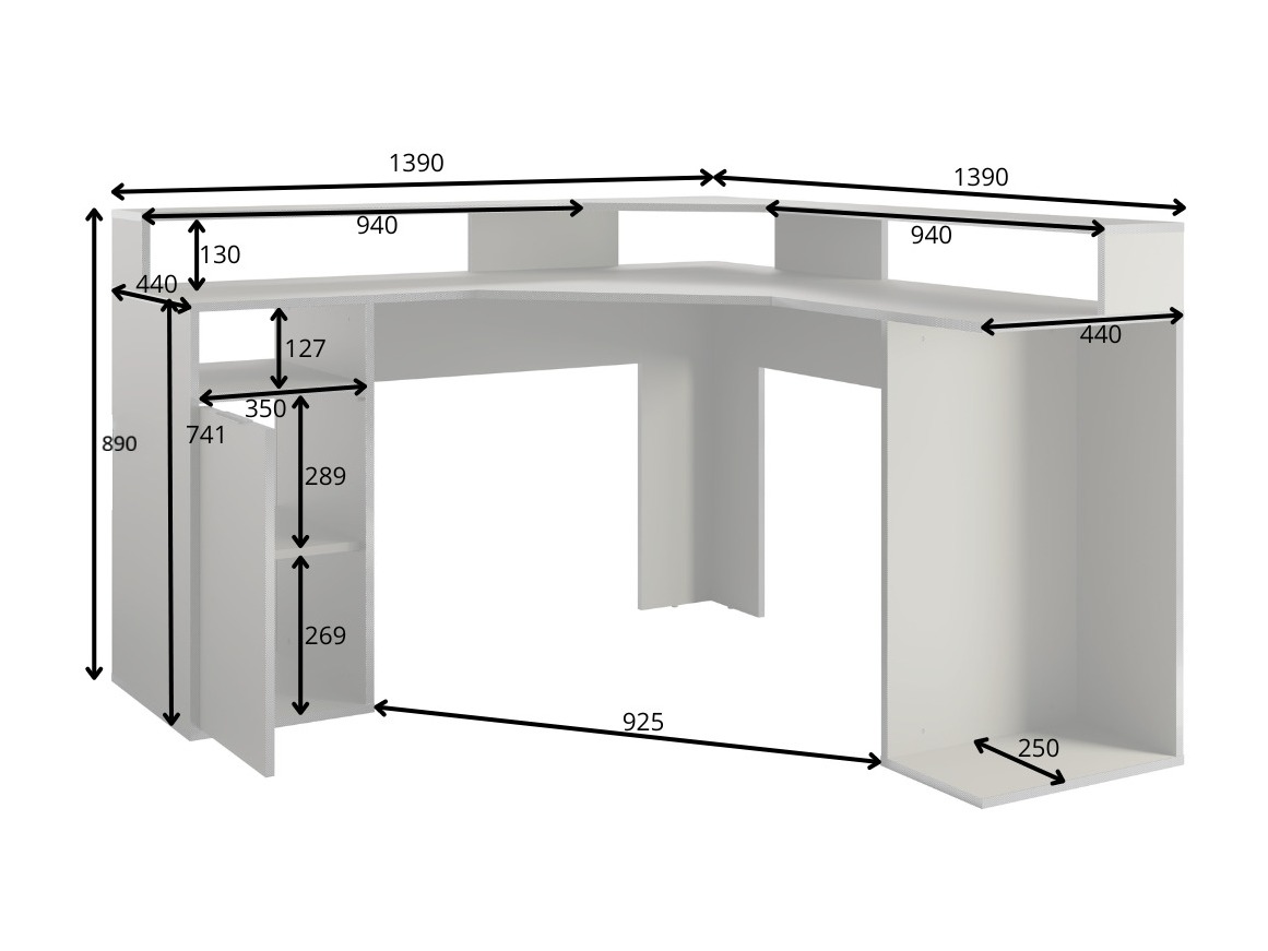 Kutni uredski stol Baytown 195