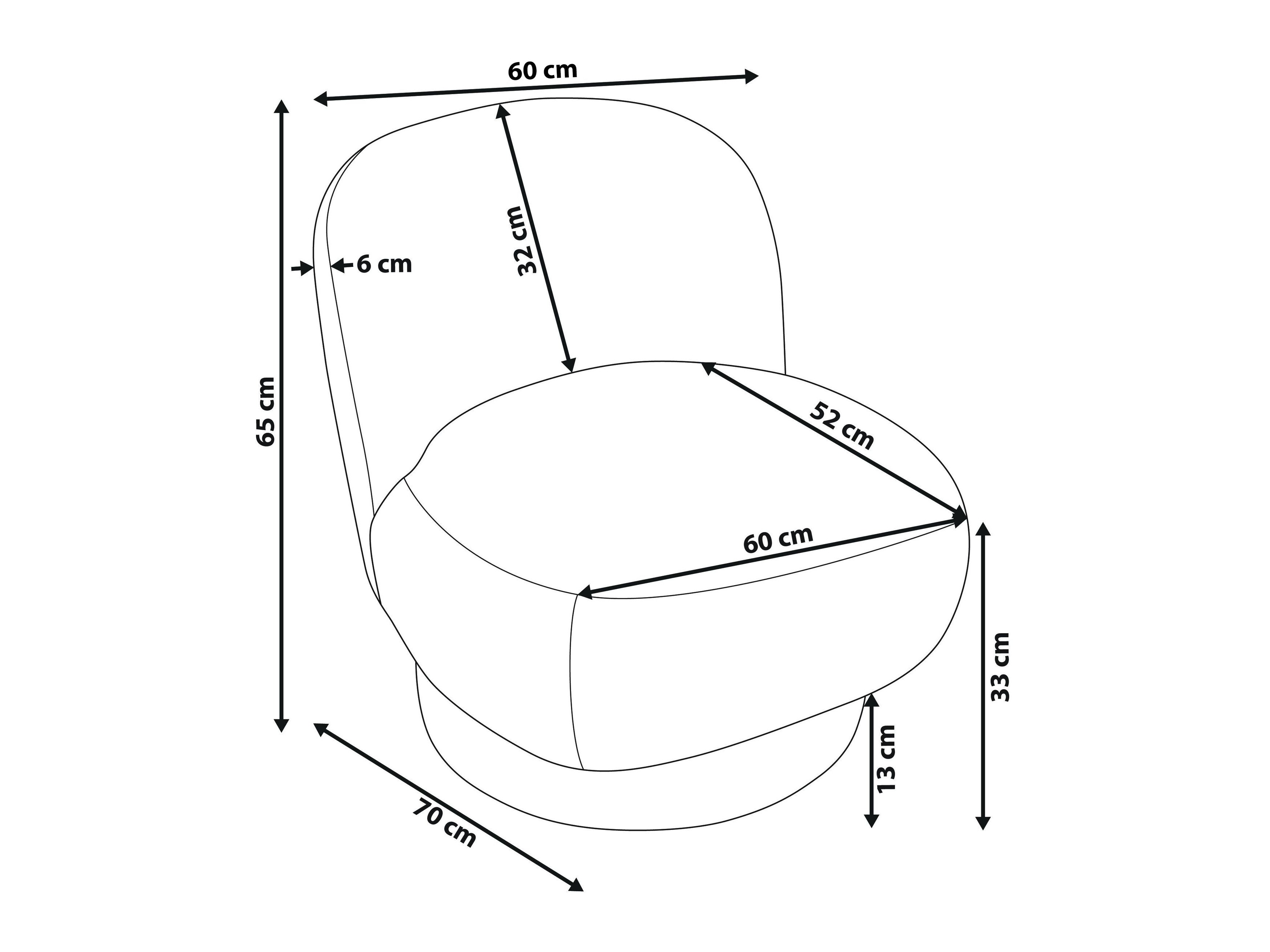Fotelja Berwyn 2907 (Smeđa)