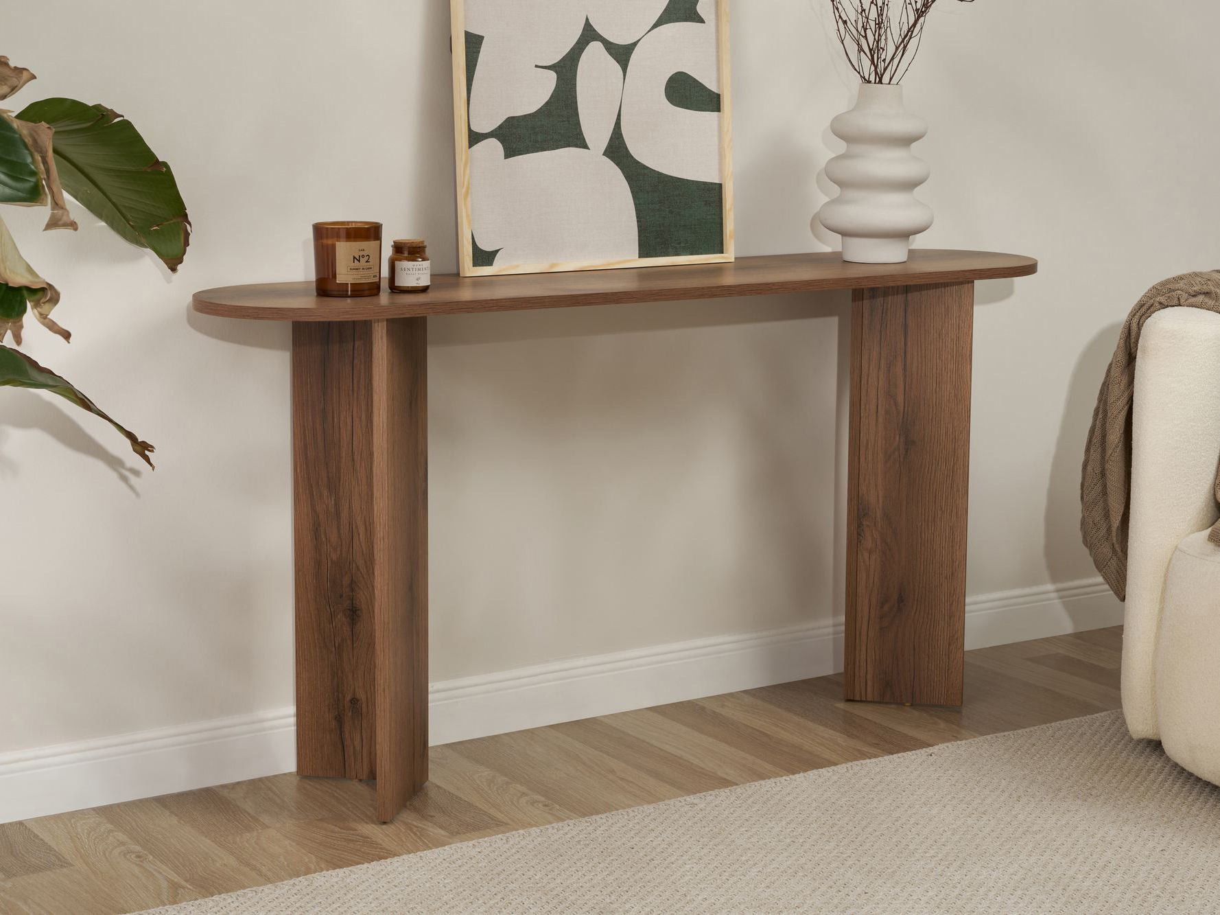 Konzolni stolić Novato 133 (Orah)