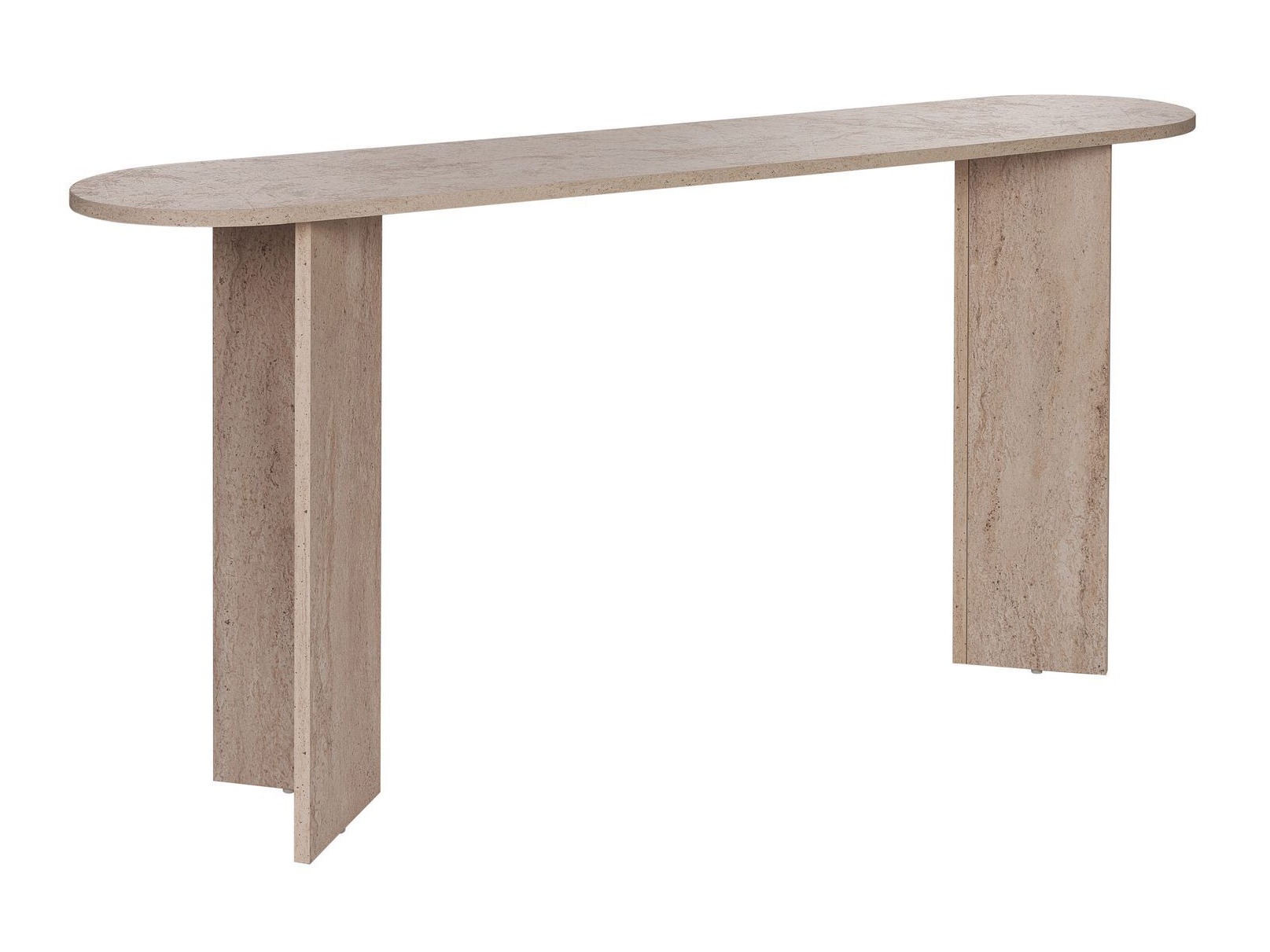 Konzolni stolić Novato 133 (Svijetli travertin)