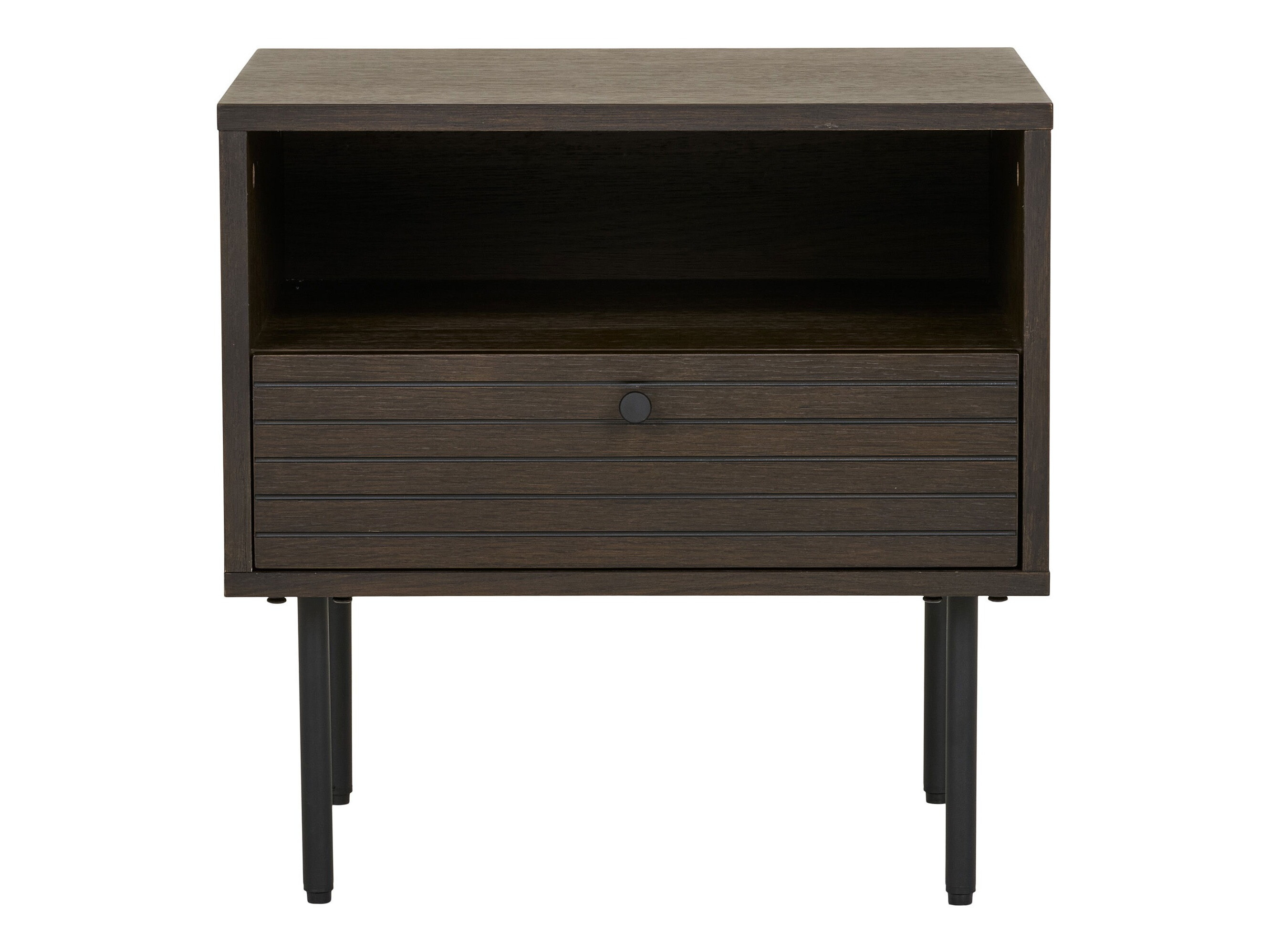 Noćni ormarić Elbelme 100 (Tamni hrast)