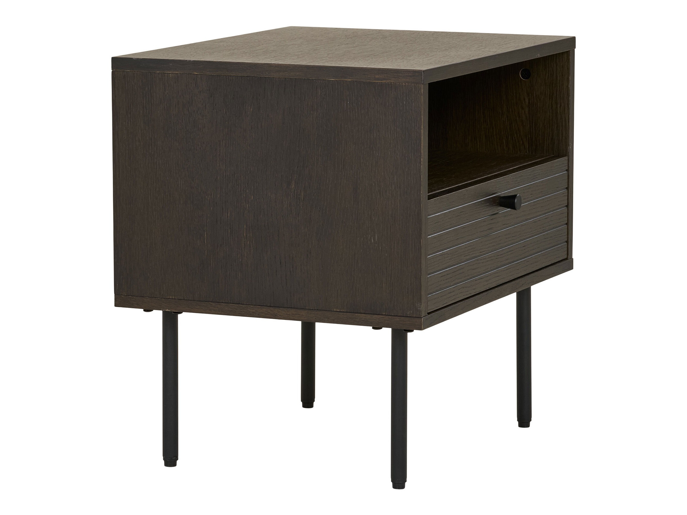 Noćni ormarić Elbelme 100 (Tamni hrast)