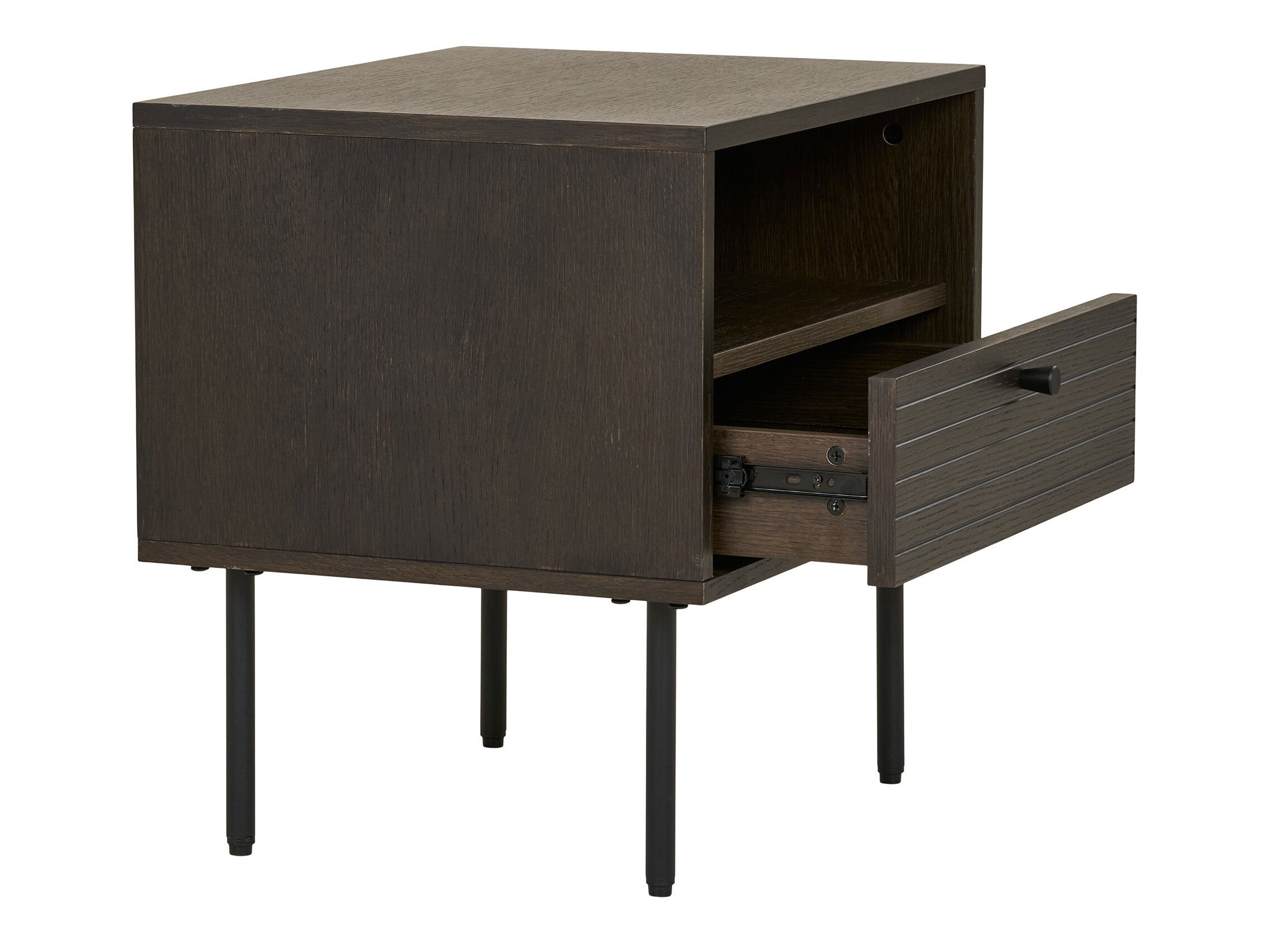 Noćni ormarić Elbelme 100 (Tamni hrast)