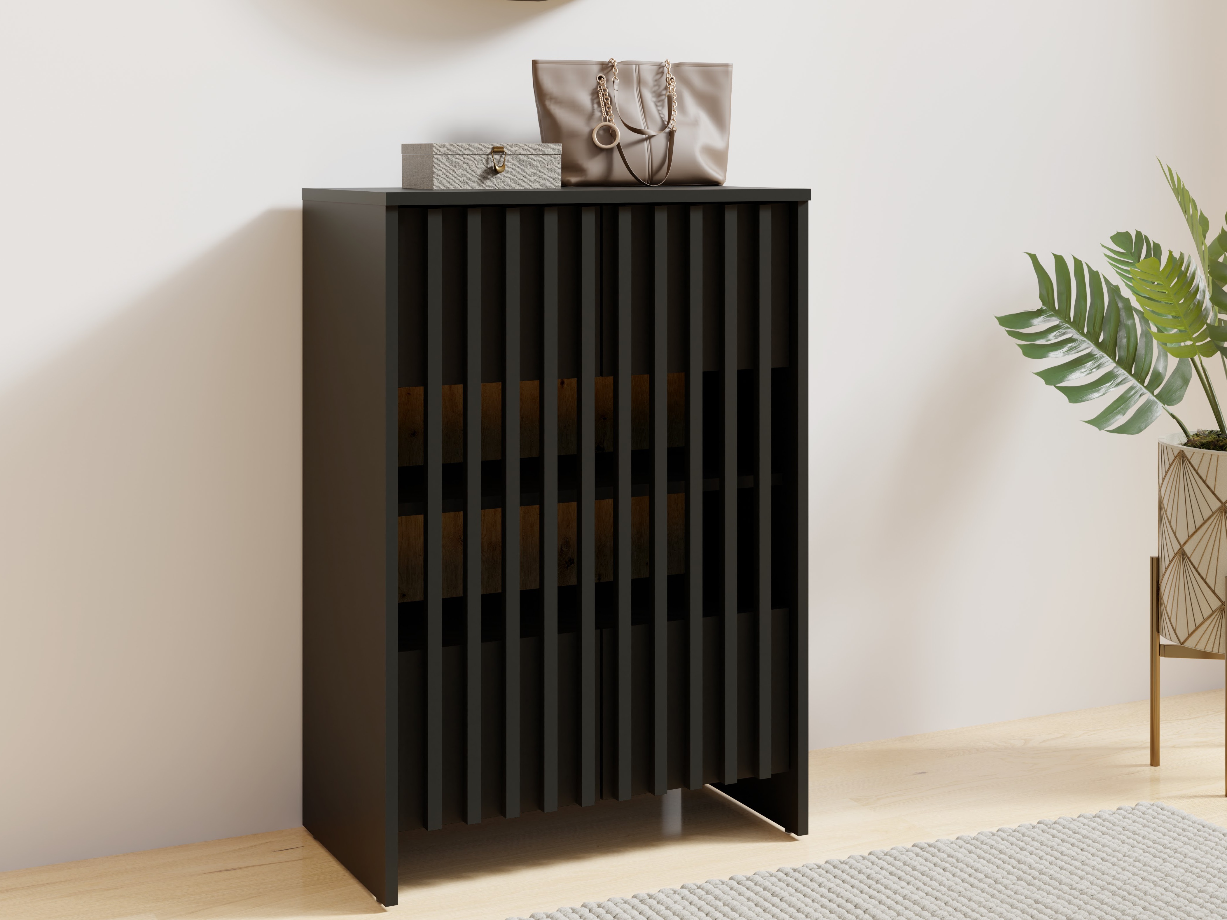 Ormarić Baytown 205 (Crna)