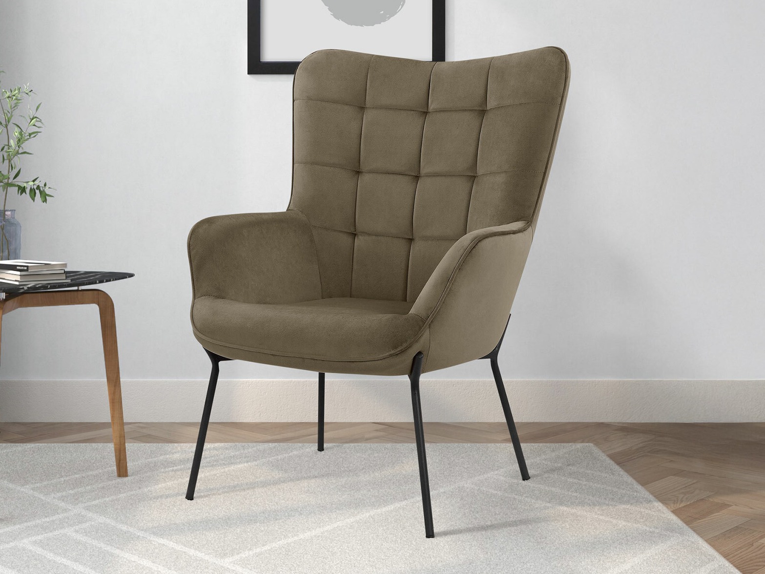 Fotelja Denton 1008 (Smeđa)