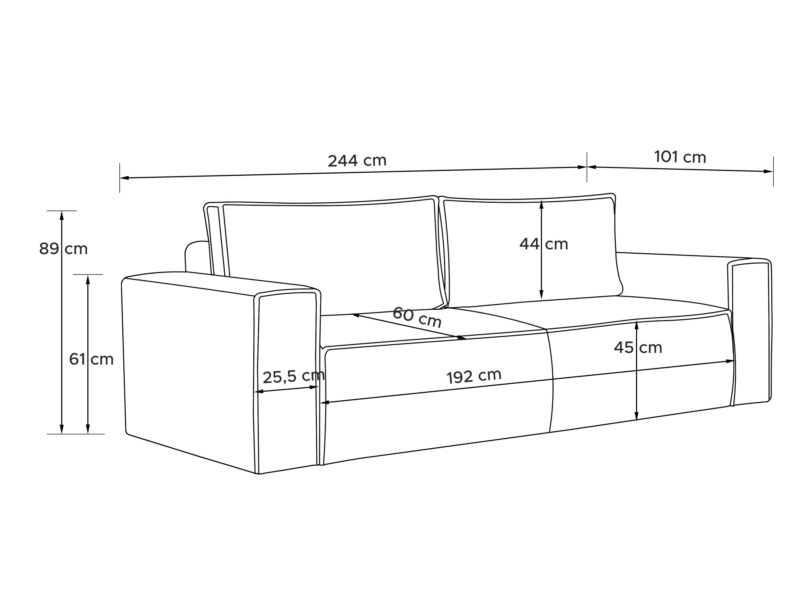 Kauč na razvlačenje Domferi 103 (Poso 05)