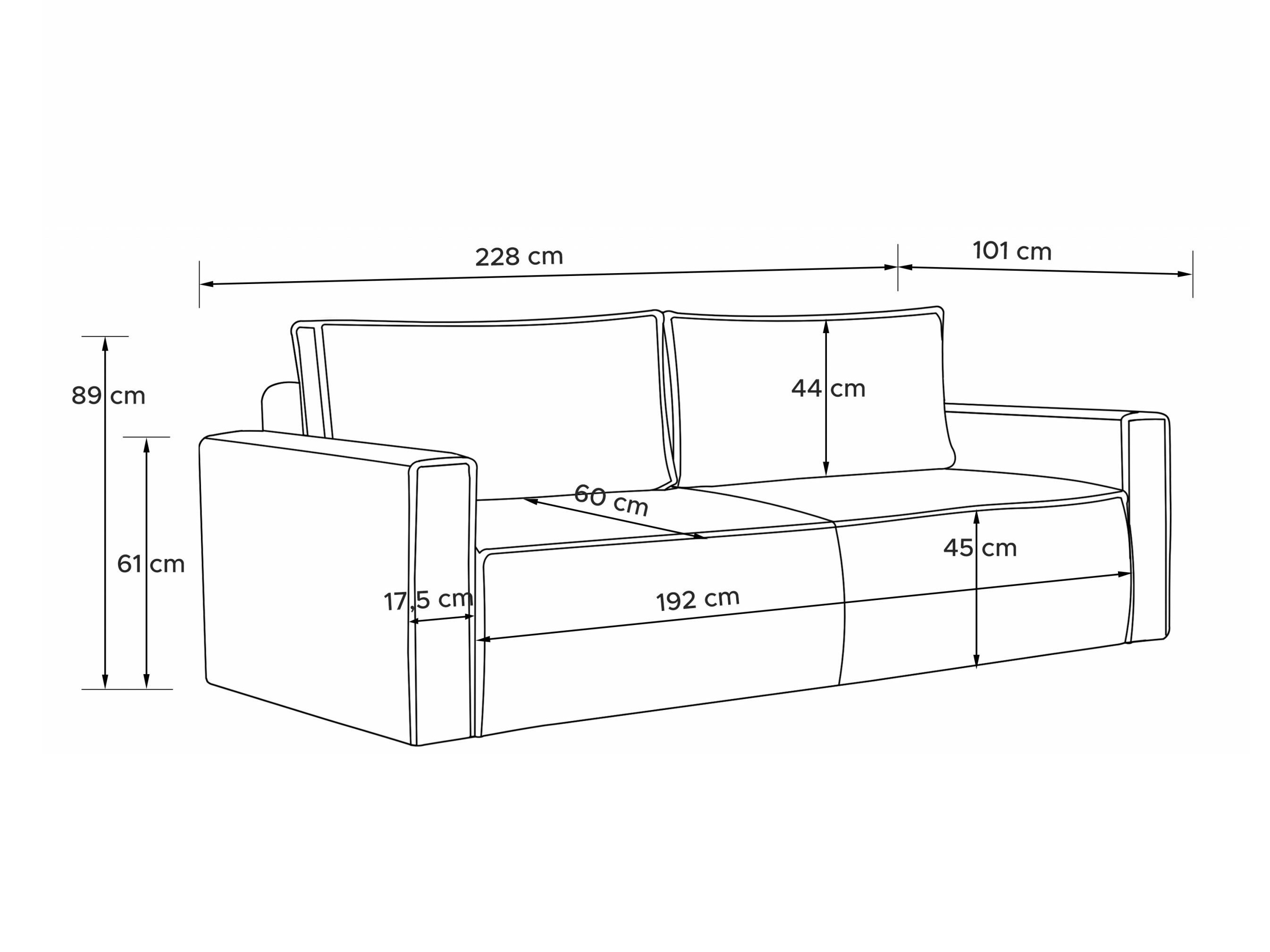 Kauč na razvlačenje Temecula 105 (Rosario 468)