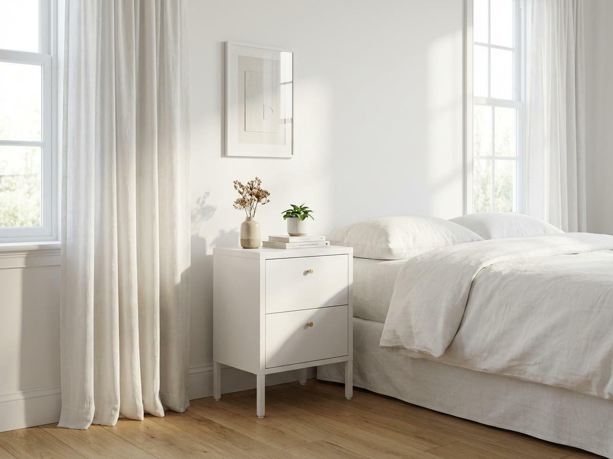 Noćni ormarić Lirfloi 100 (Bijela)