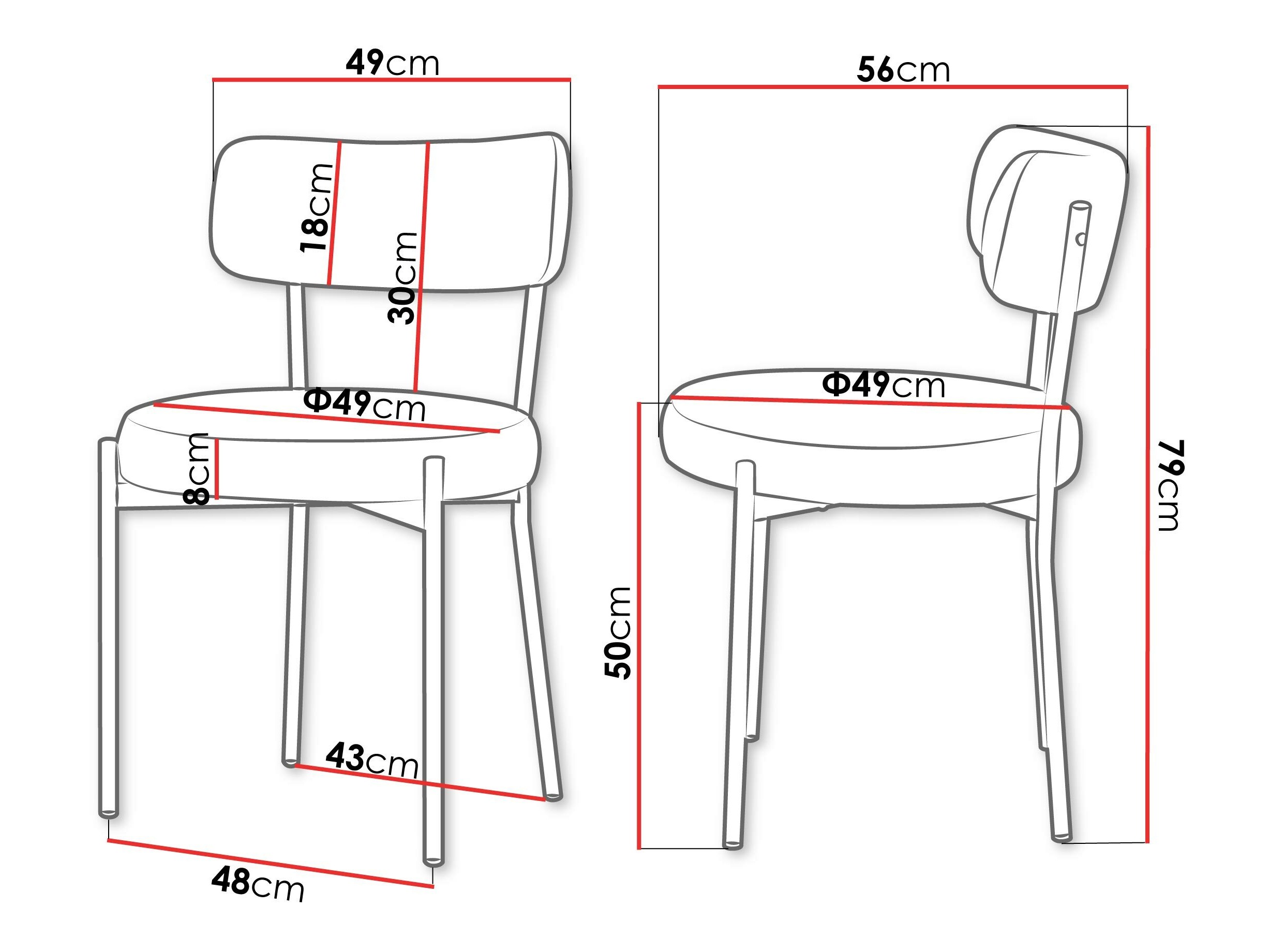 Stolica Comfivo 470 (Krem)