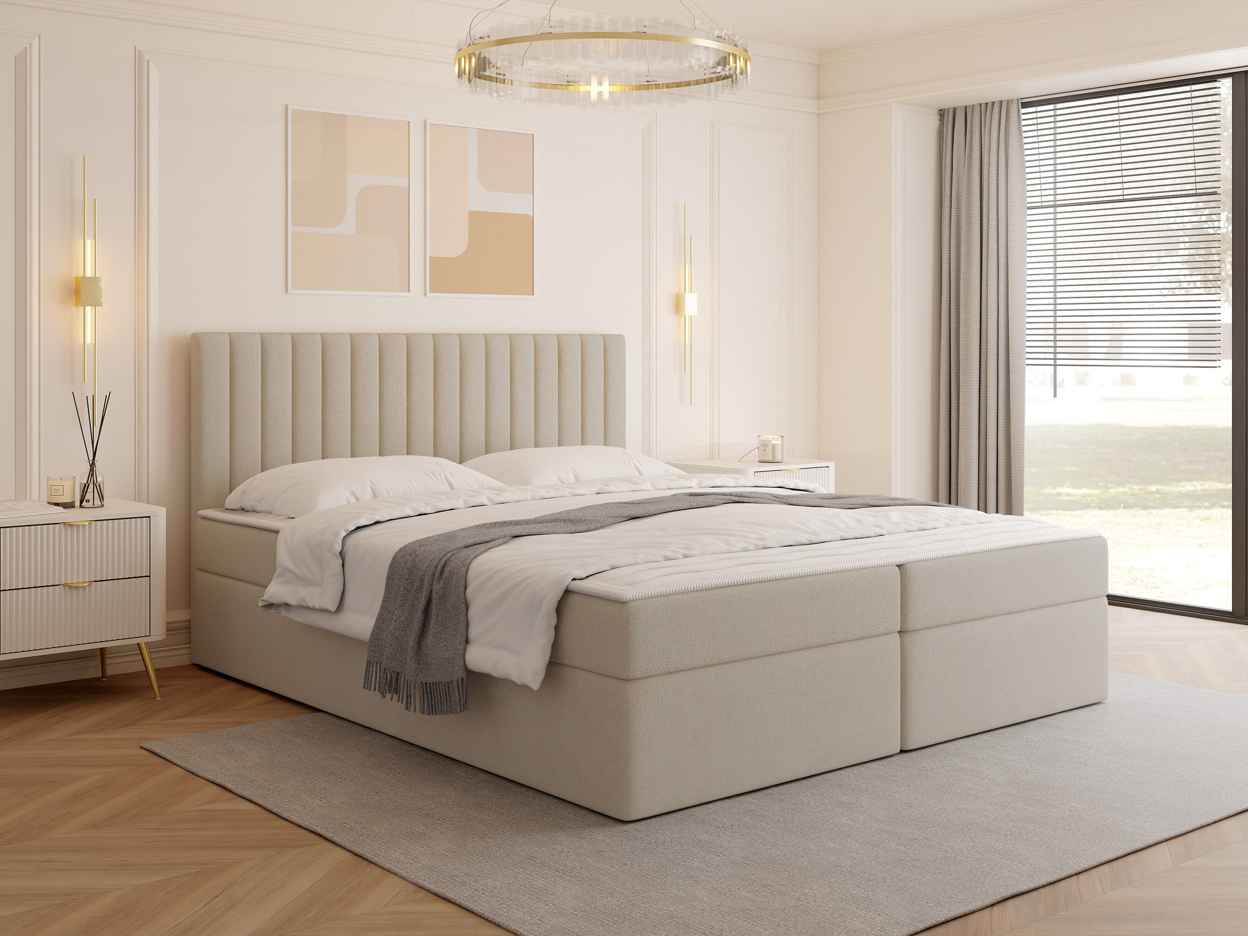 Boxspring krevet Comfivo 481 (Manila 02)