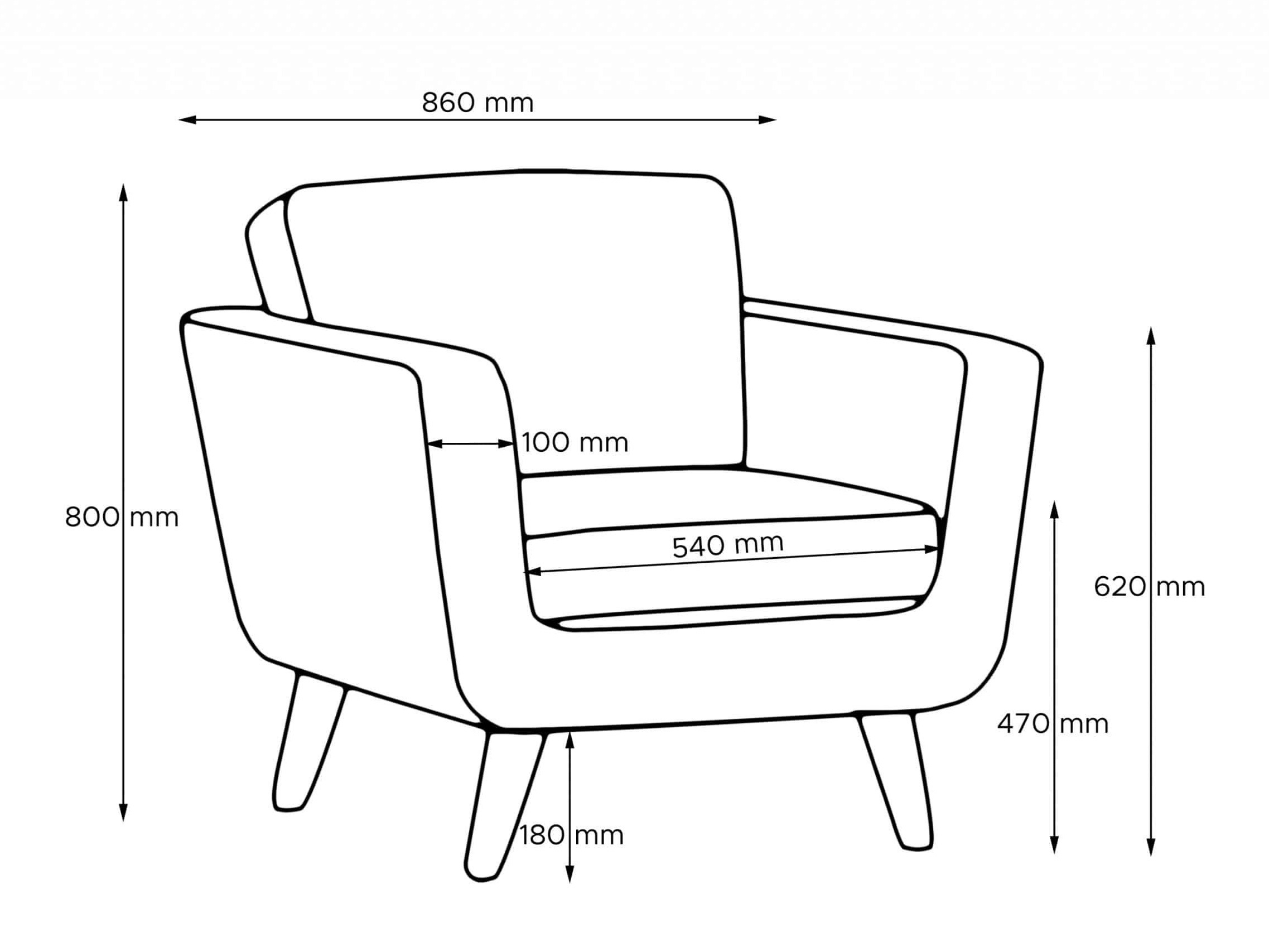 Fotelja Elmcali 100 (Monolith 63)