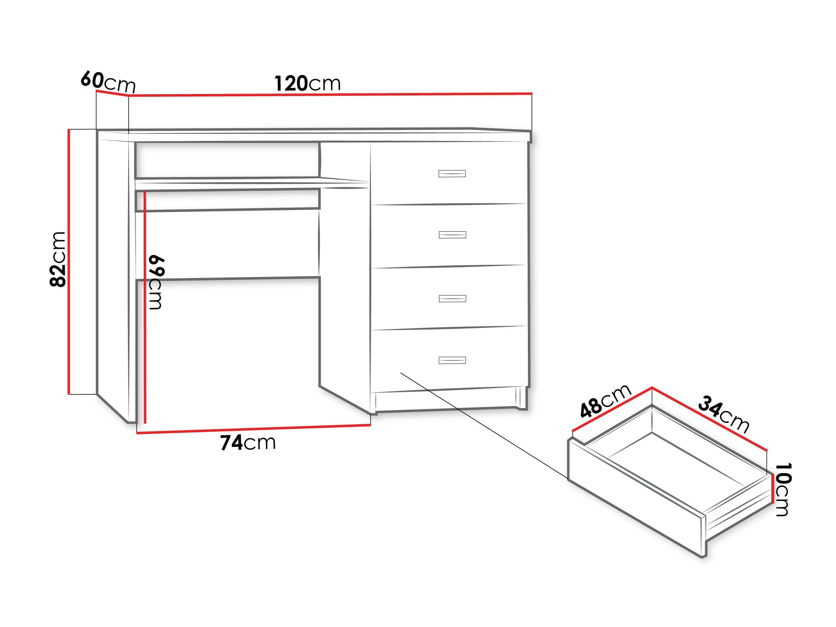 Uredski stol Serfeno 114 (Tamni jasen)