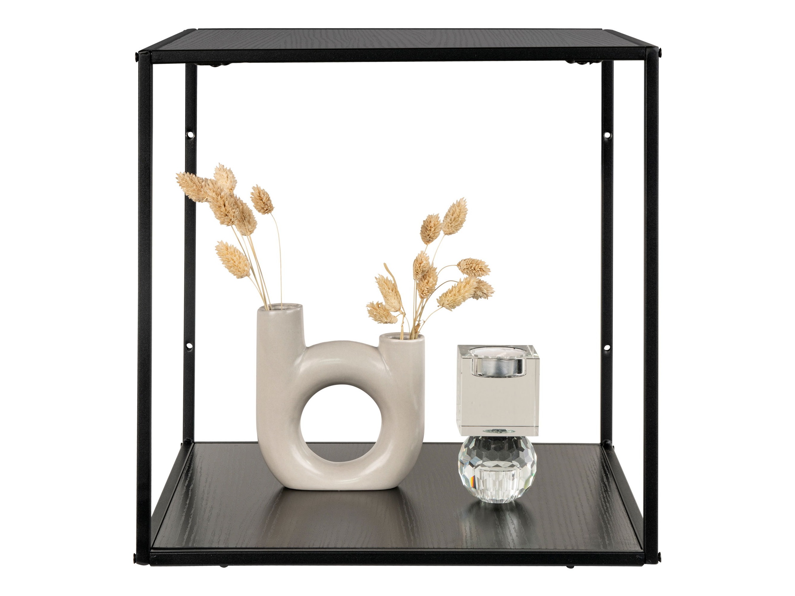 Zidna polica Sorbeni 103 (Crna)