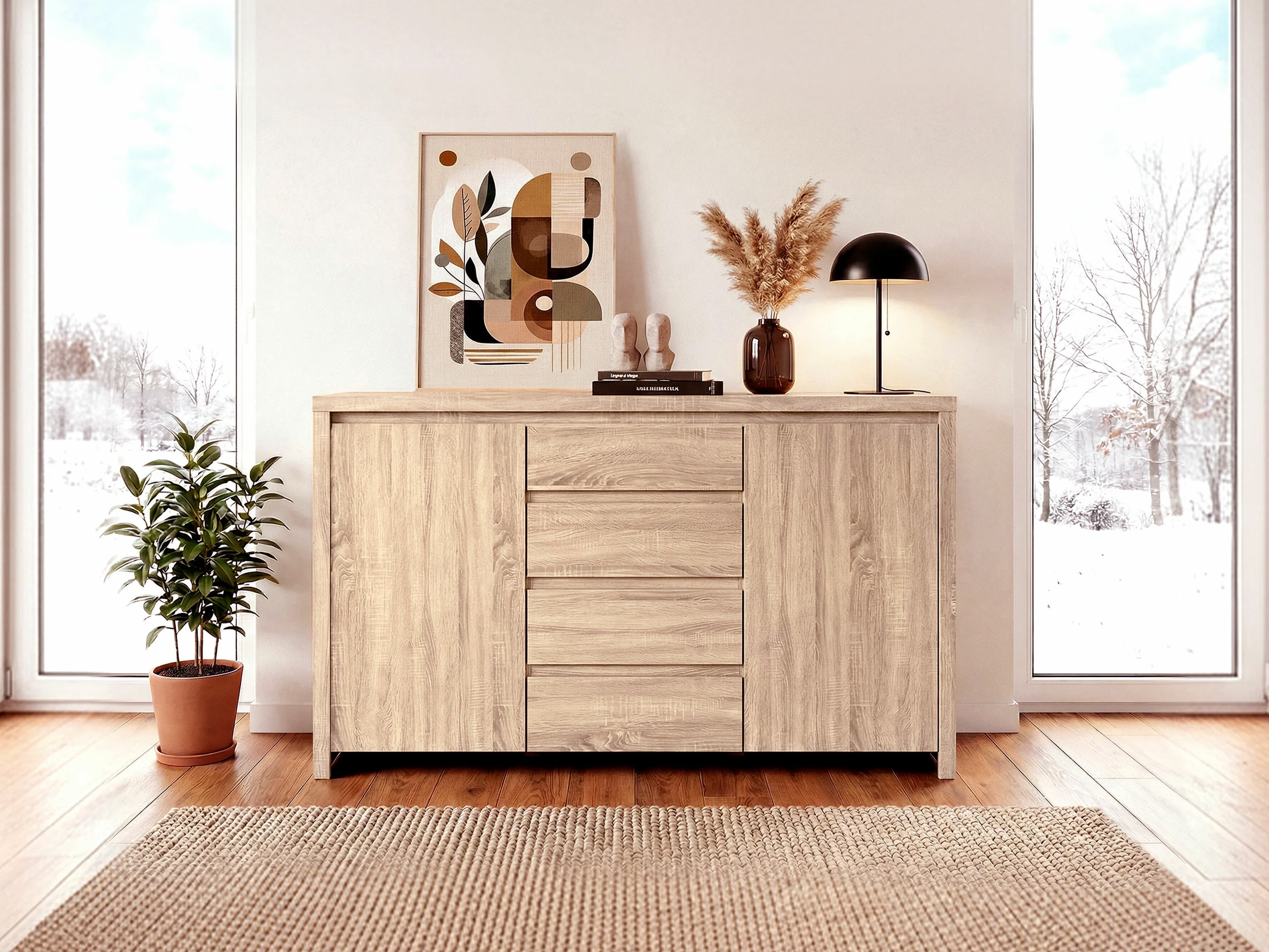 Komoda Nolroma 103 (Sonoma hrast)