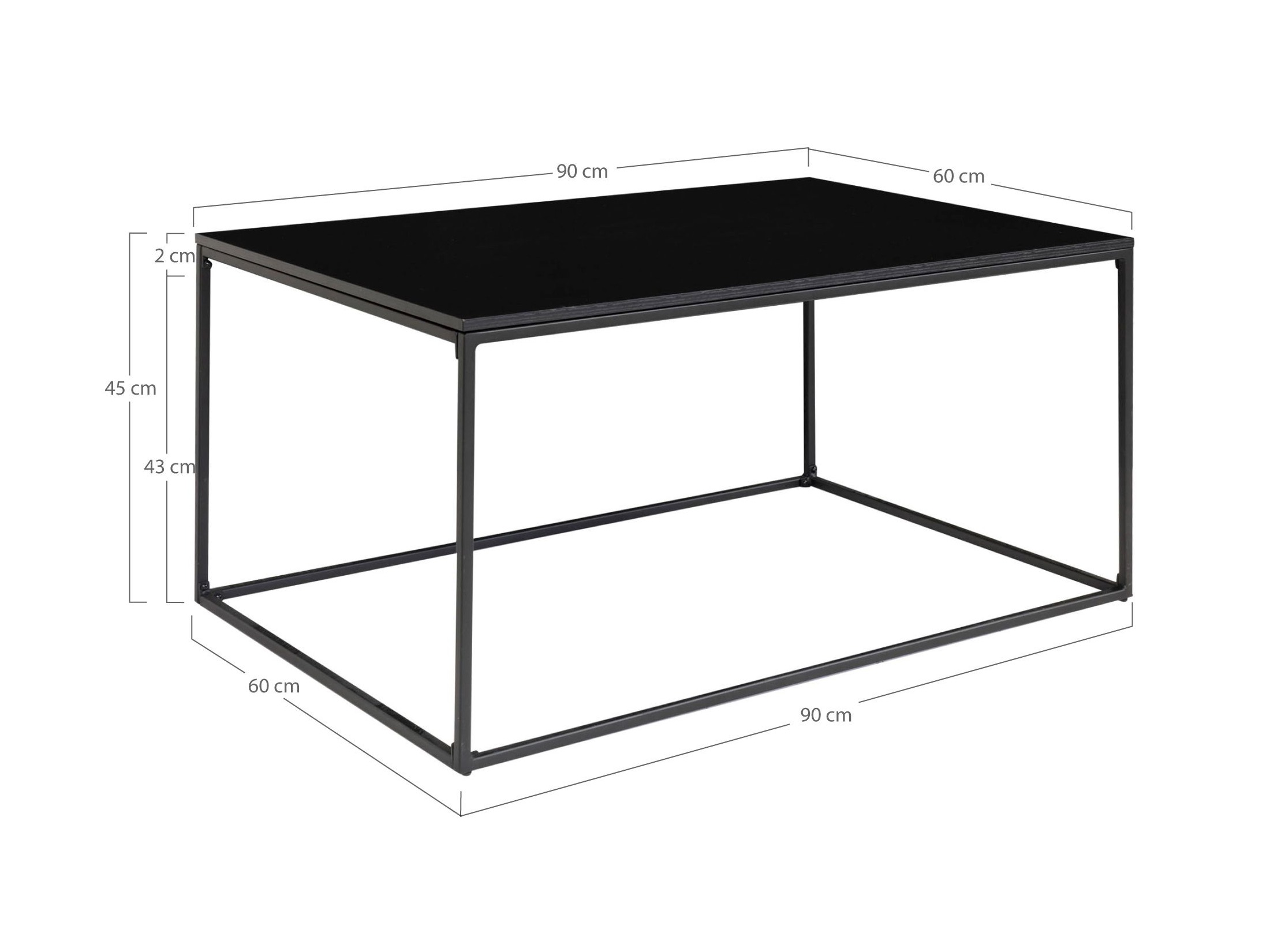 Stolić za kavu Sorbeni 113 (Crna)