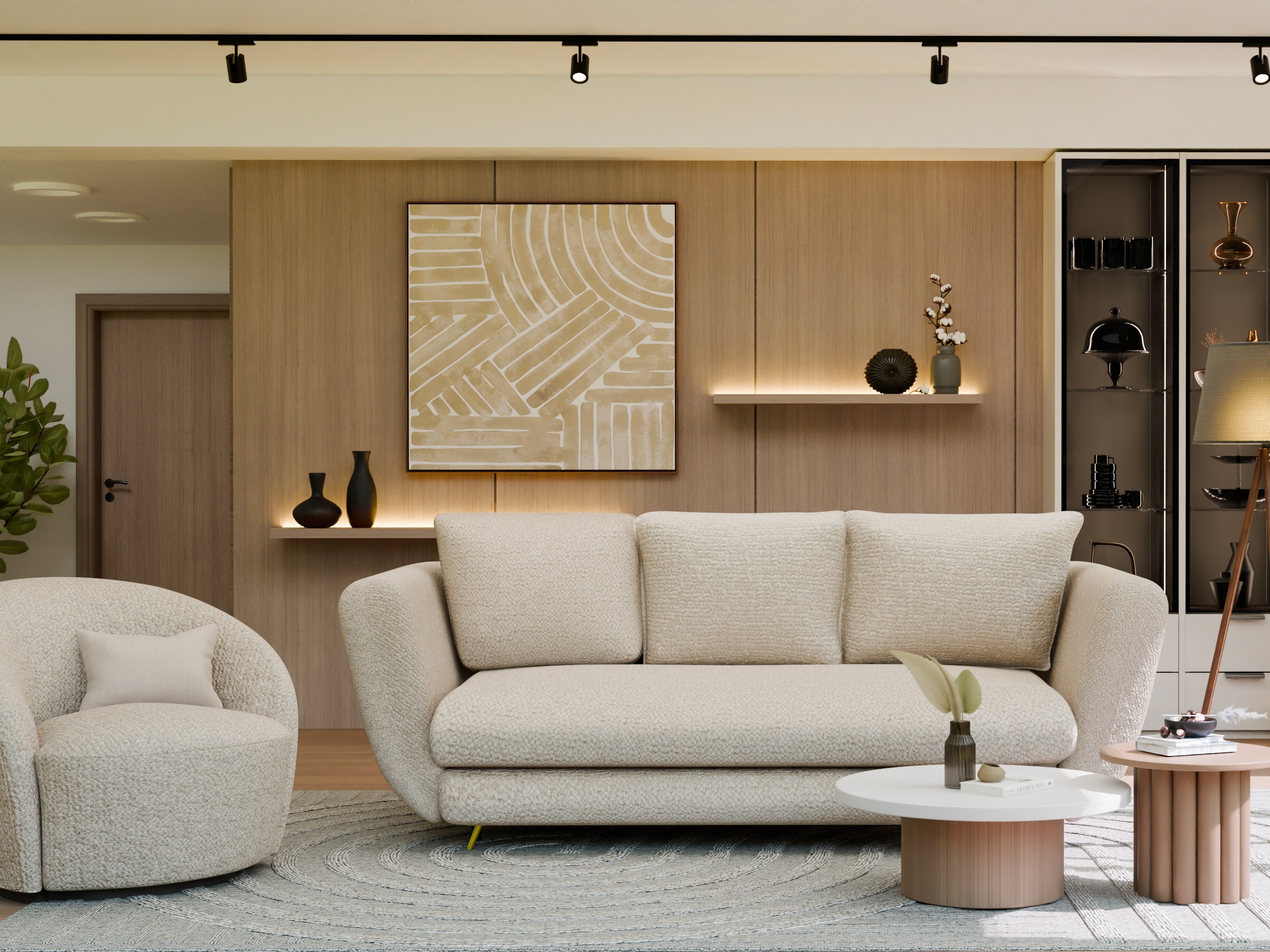 Kauč na razvlačenje Mandeville 354 (Zlatna + Crna)