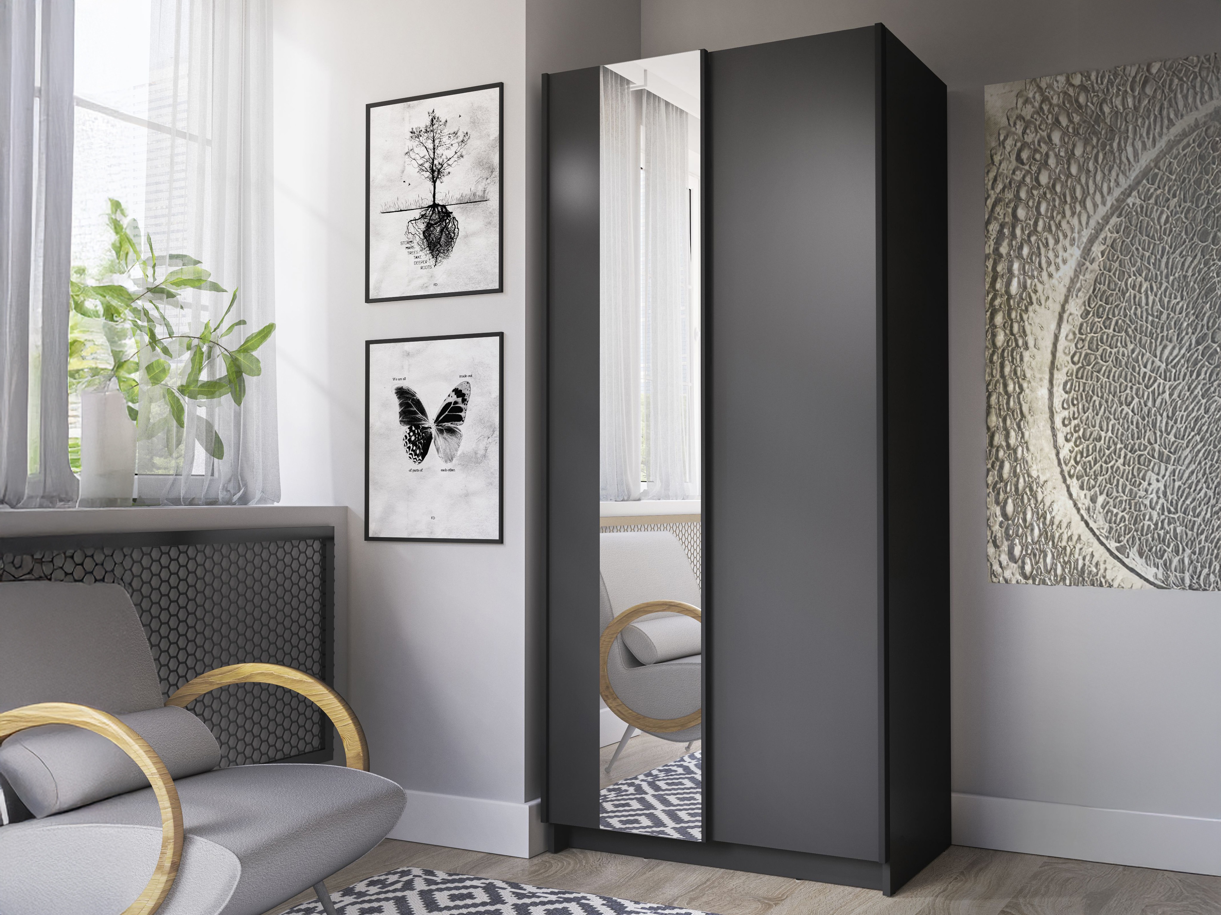 Ormar Baytown 147 (Crna)