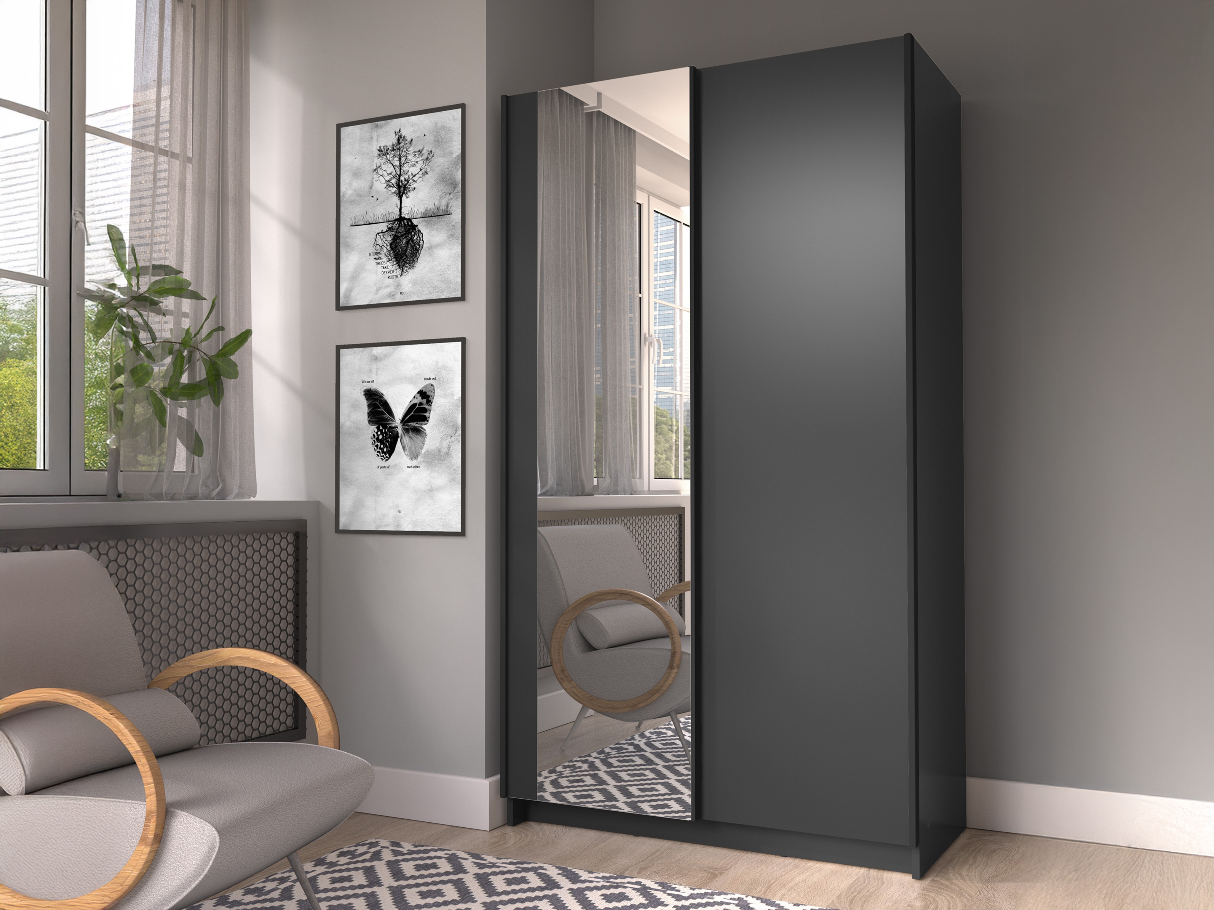 Ormar Baytown 148 (Crna)