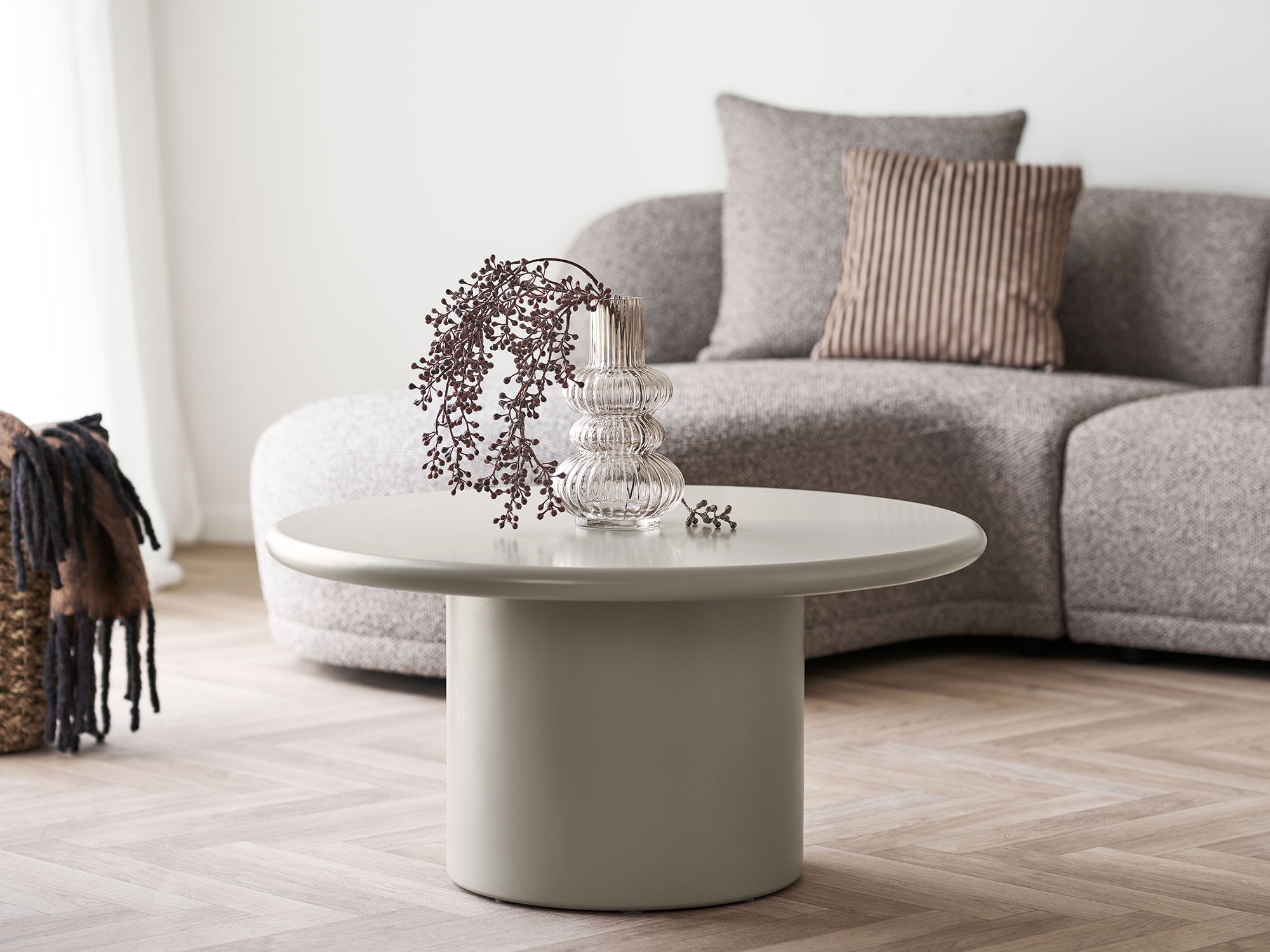 Stolić za kavu Brea 104 (Svijetlo siva)