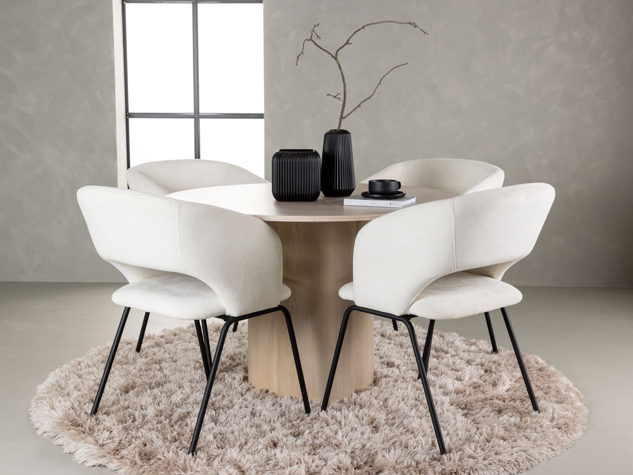 Blagovaonski set Dallas 5132 (Svijetlo drvo)