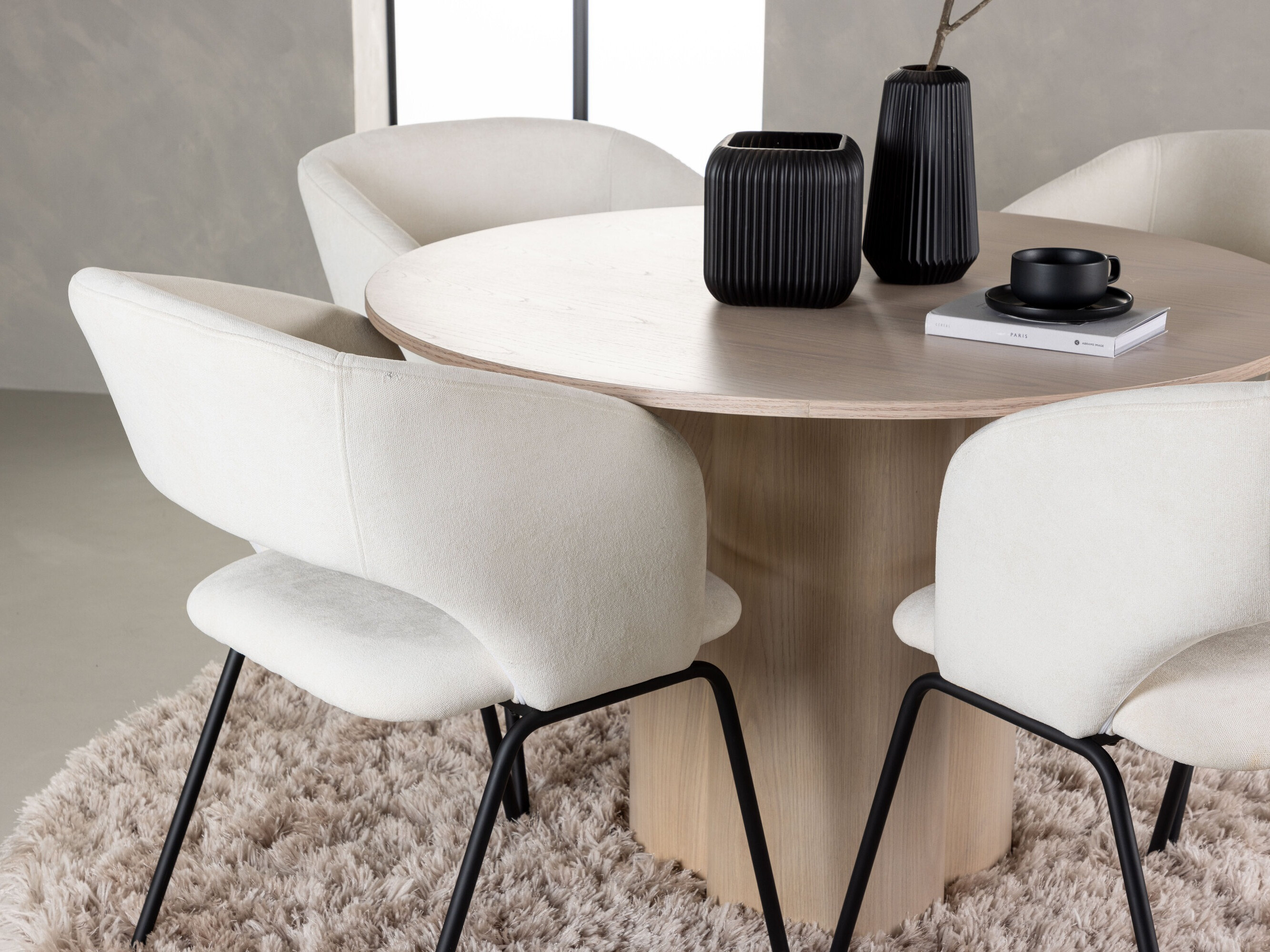 Blagovaonski set Dallas 5132 (Svijetlo drvo)