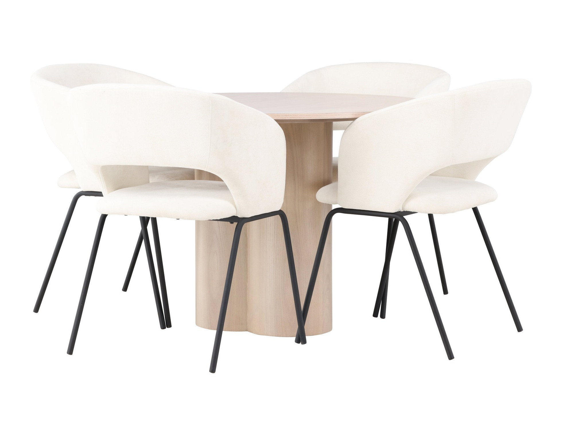 Blagovaonski set Dallas 5132 (Svijetlo drvo)