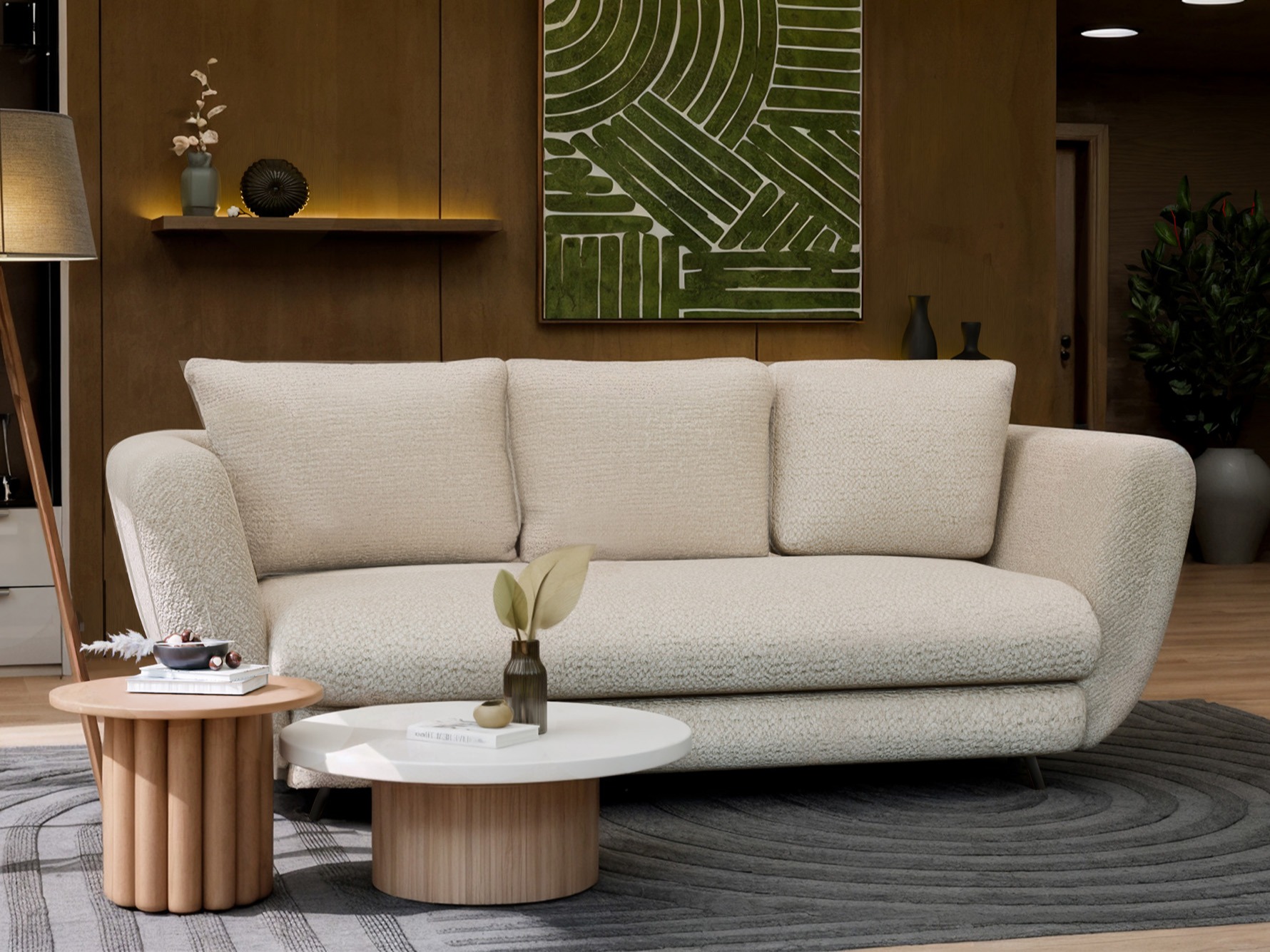 Kauč na razvlačenje Mandeville 354 (Crna)