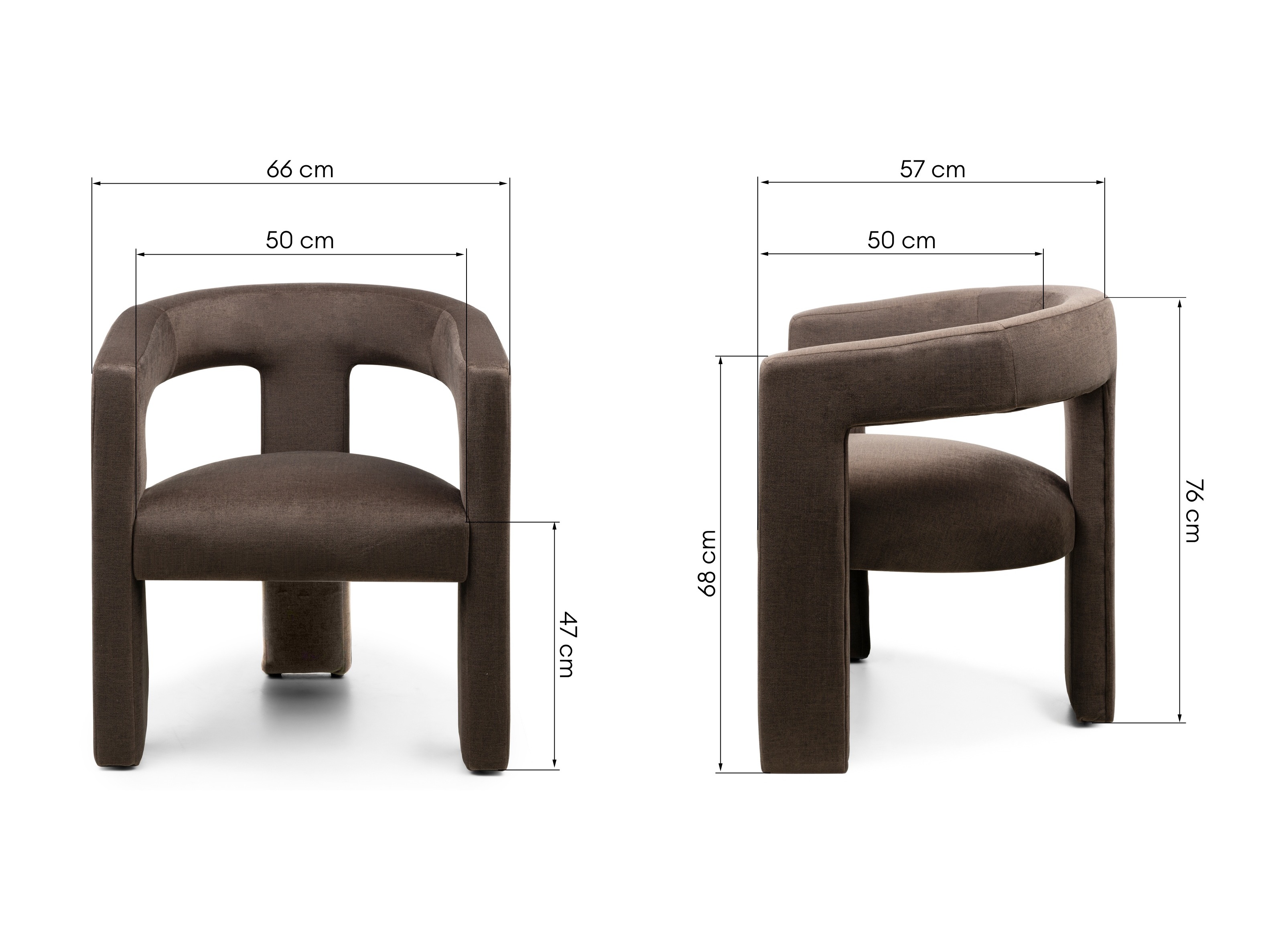 Stolica Burleson 126 (Smeđa)