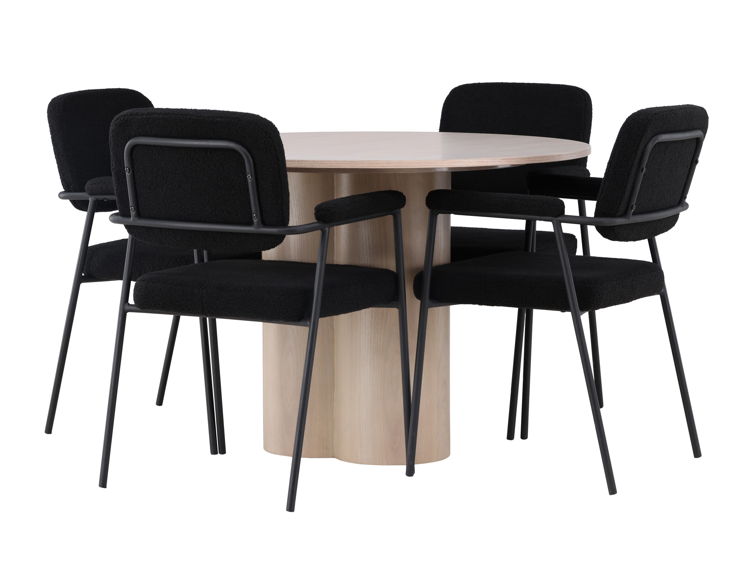 Blagovaonski set Dallas 4358 (Svijetlo drvo)