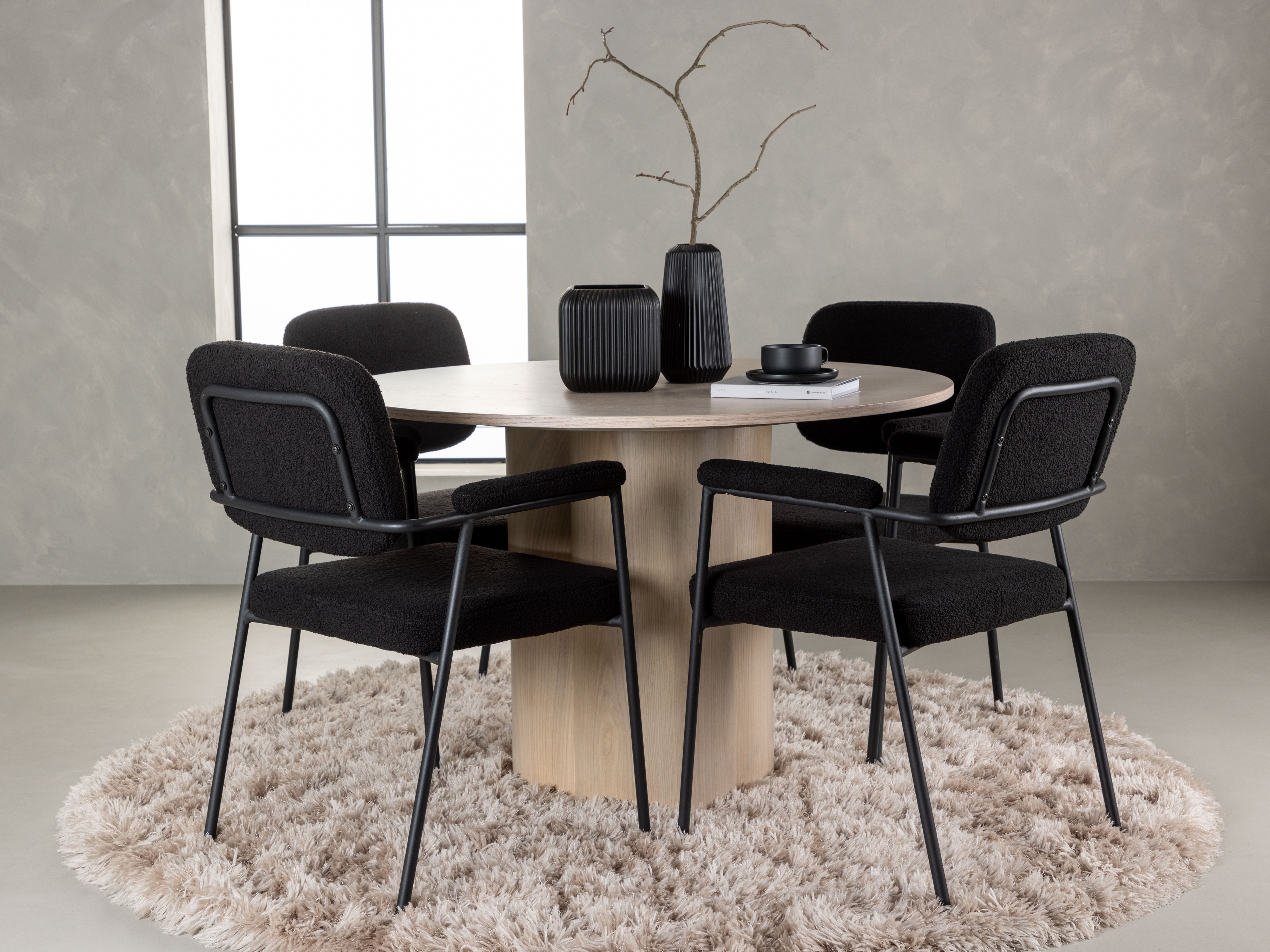 Blagovaonski set Dallas 4358 (Svijetlo drvo)