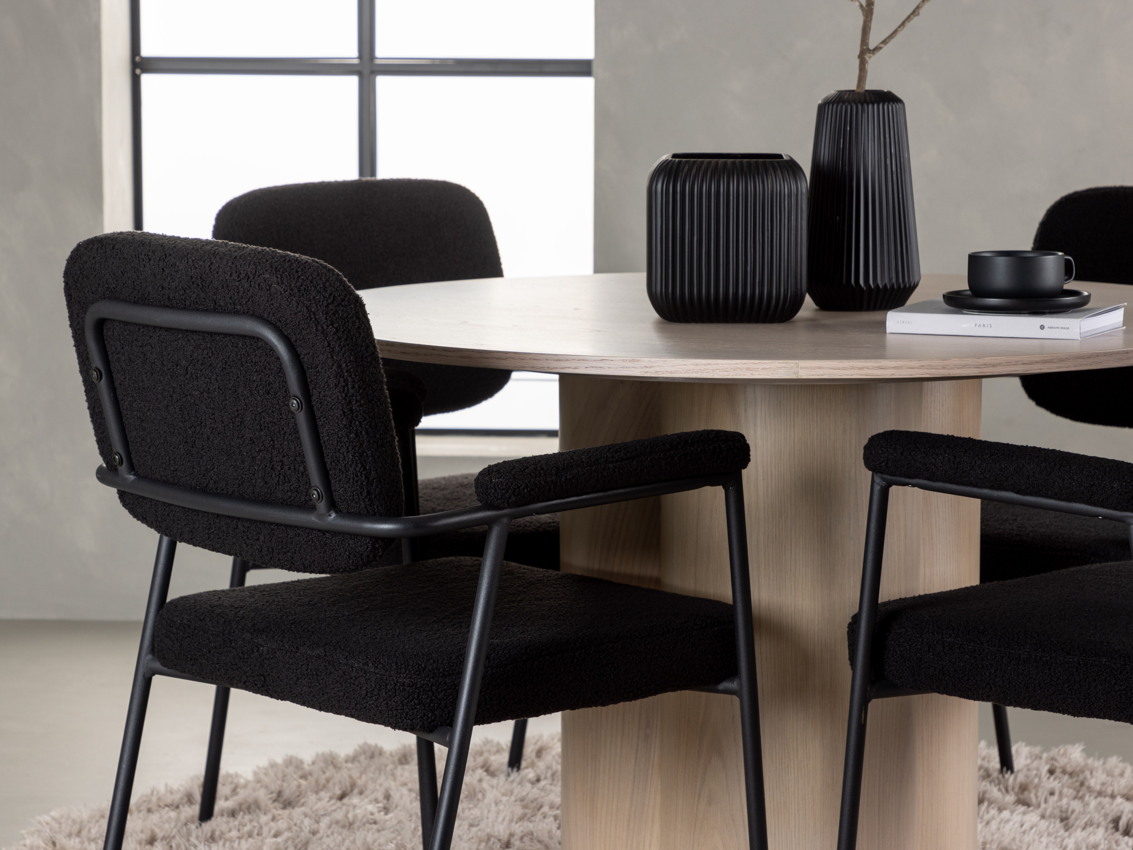 Blagovaonski set Dallas 4358 (Svijetlo drvo)