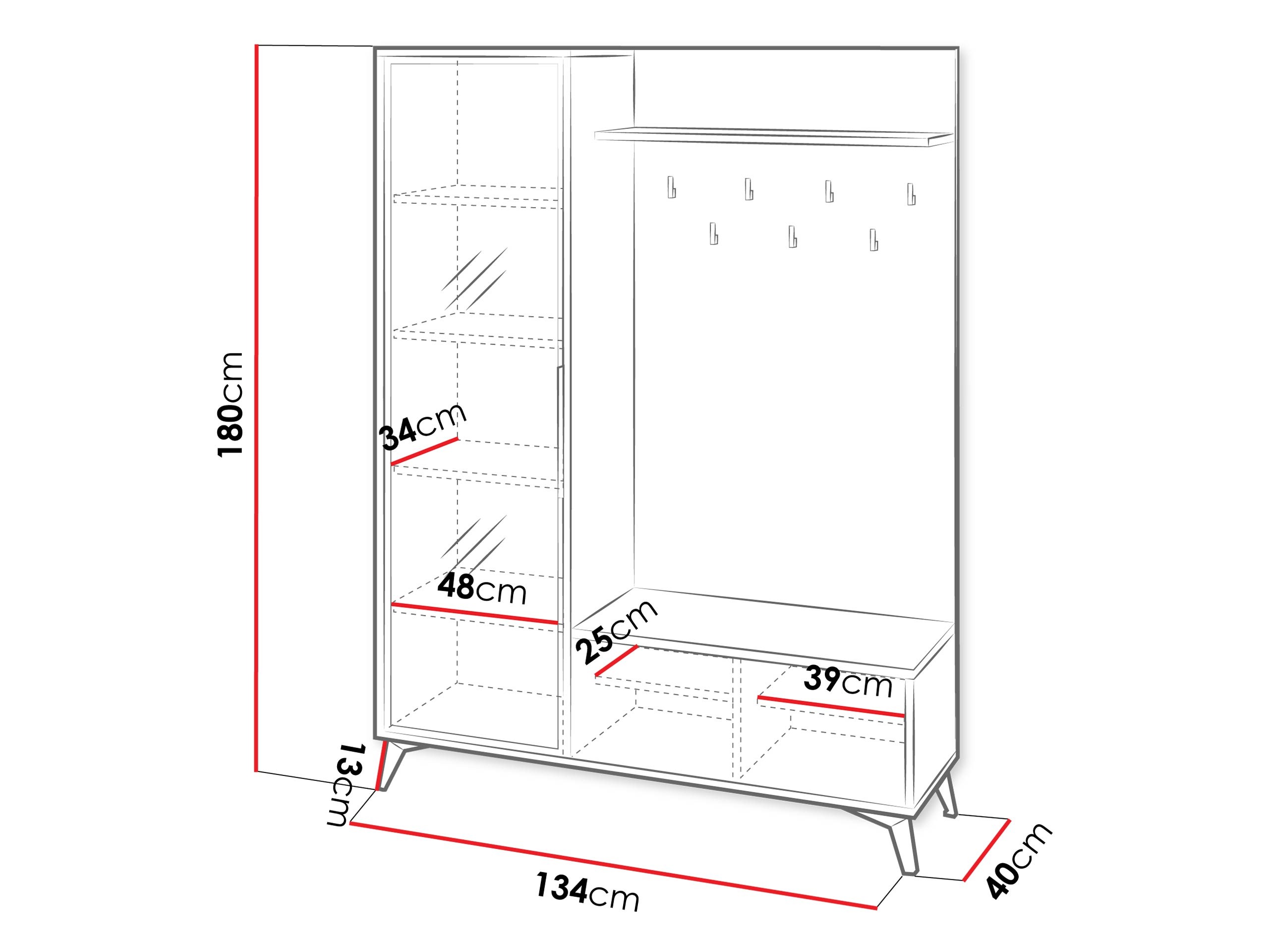 Set za hodnik Comfivo Camlue 115