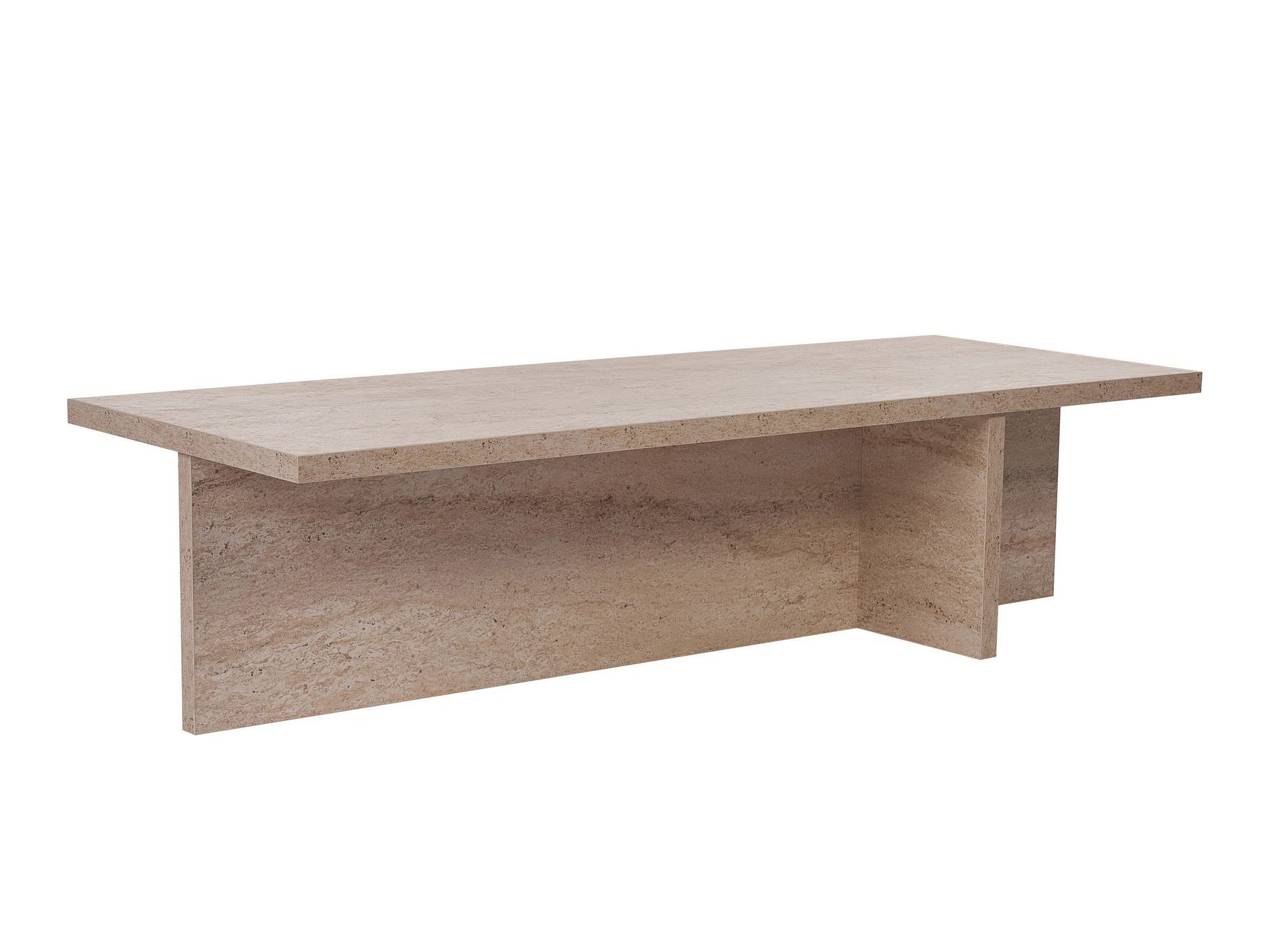 Stolić za kavu Novato 136 (Svijetli travertin)