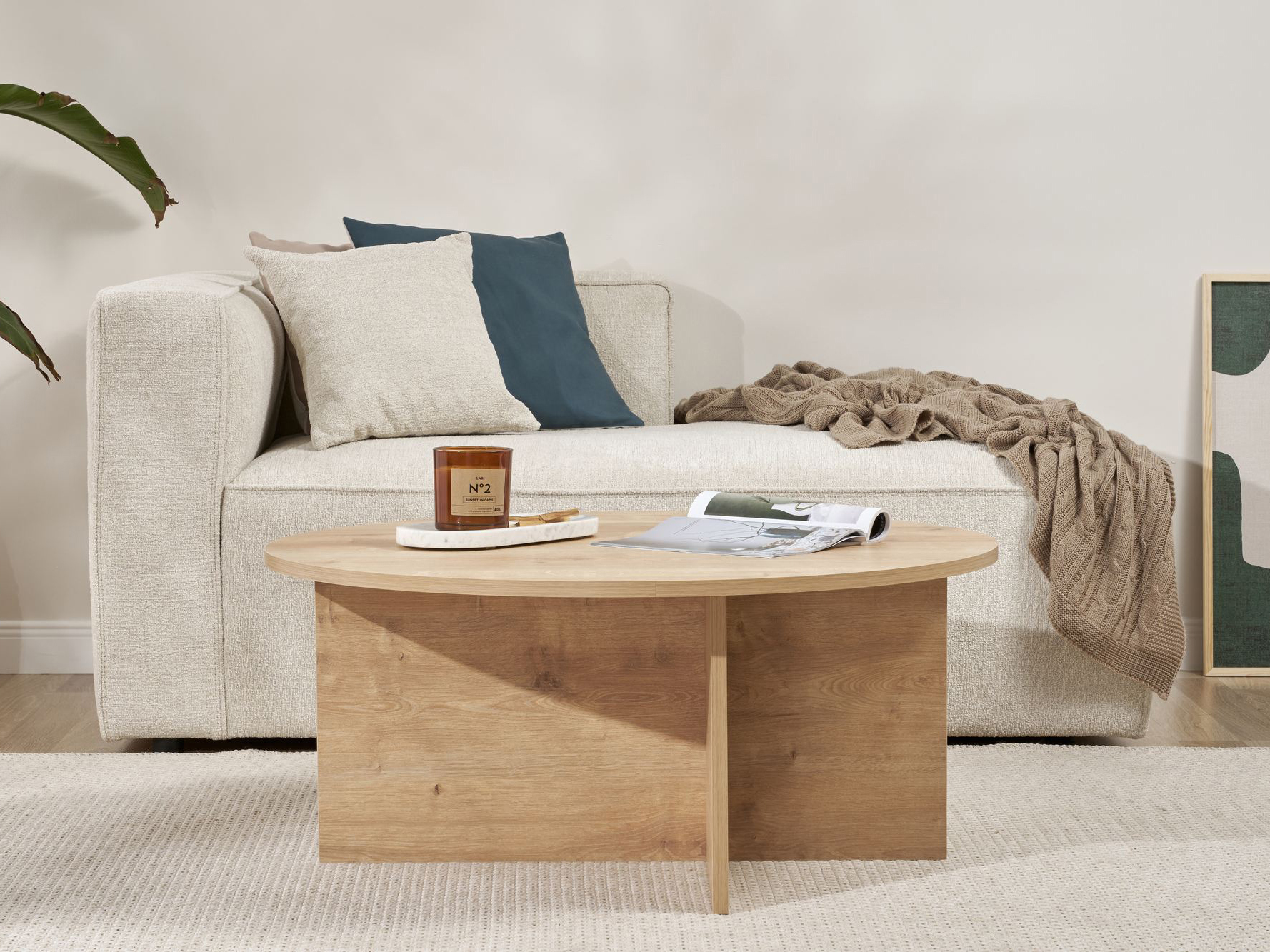 Stolić za kavu Novato 137 (Hrast)